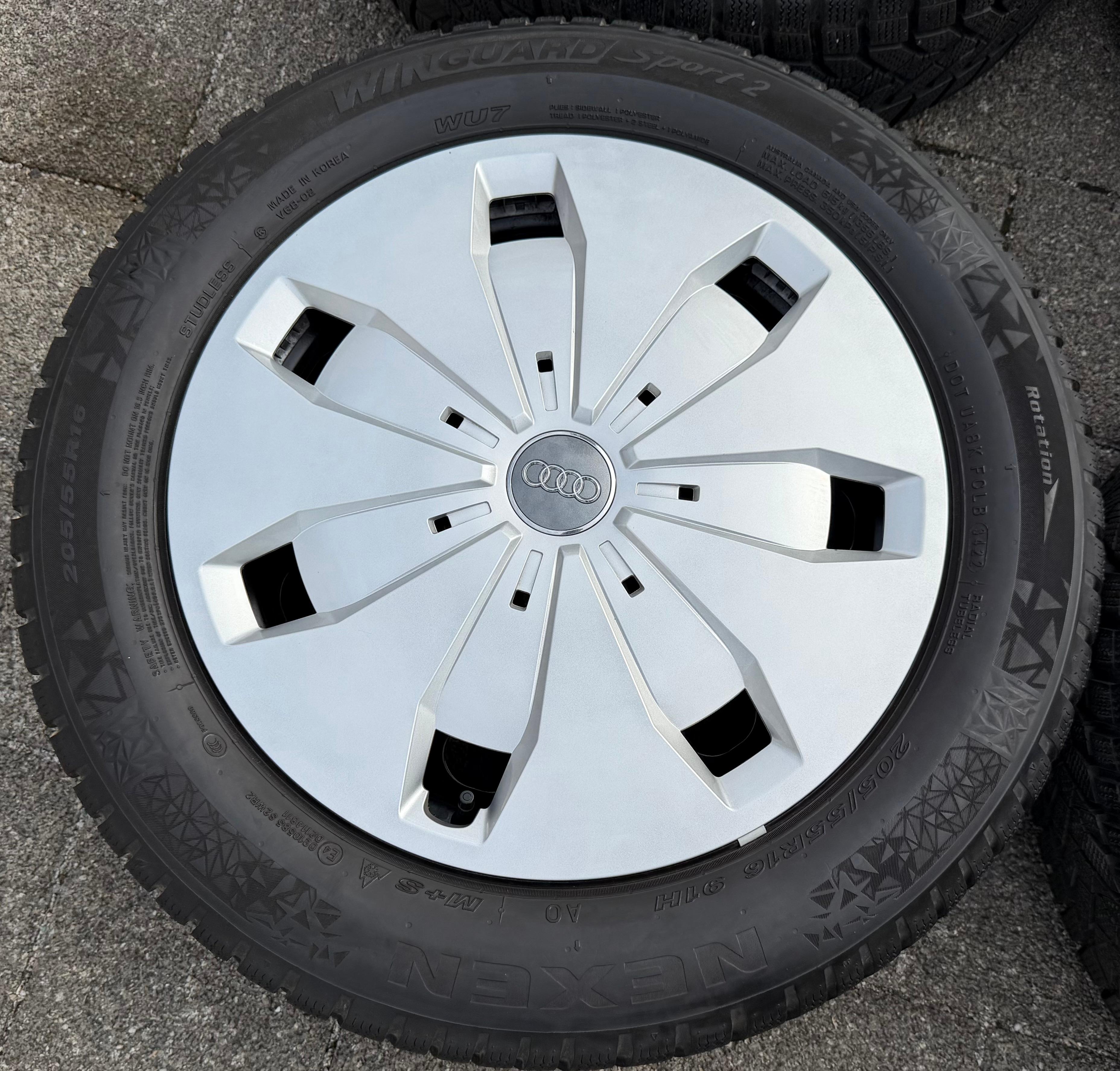 4 Winterräder Audi A3 8V Sportback Cabrio  205/55R16 91H Nexen 8V0601027A 2022