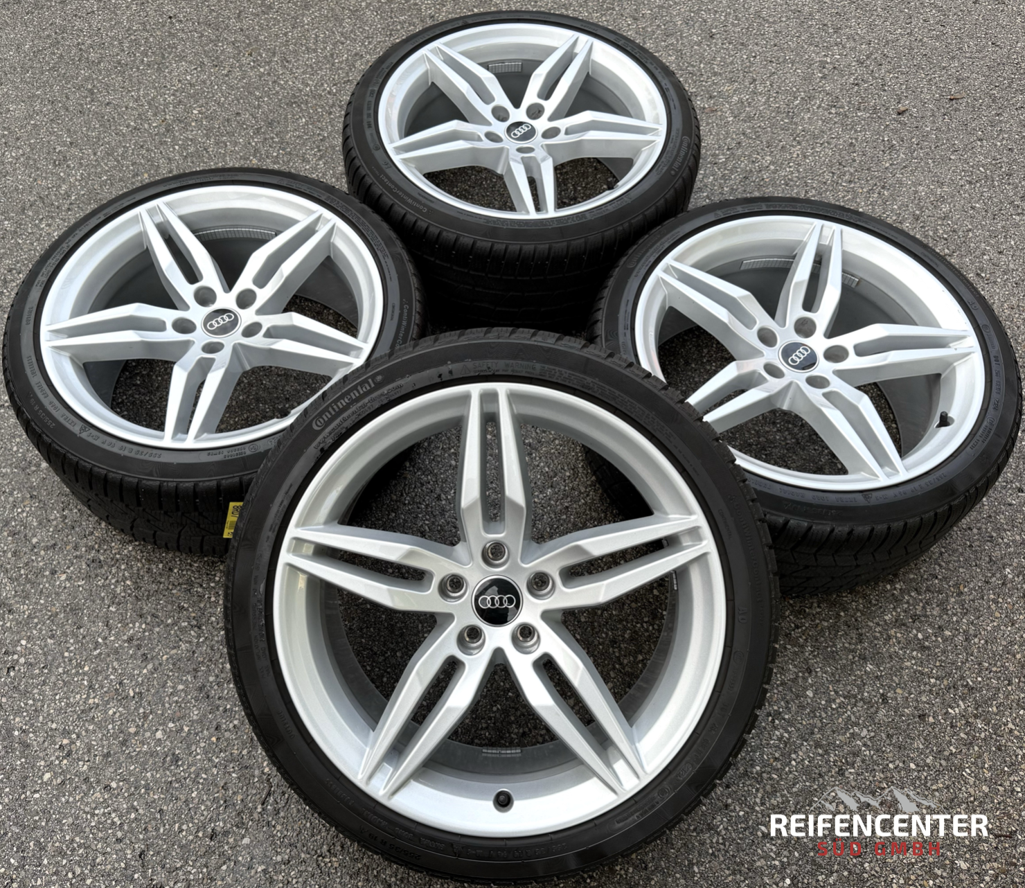 4 ruedas de invierno de aleación originales de 19" para Audi A5 S5 8W F5 8W0601025AM 255/35R19 96V 2024