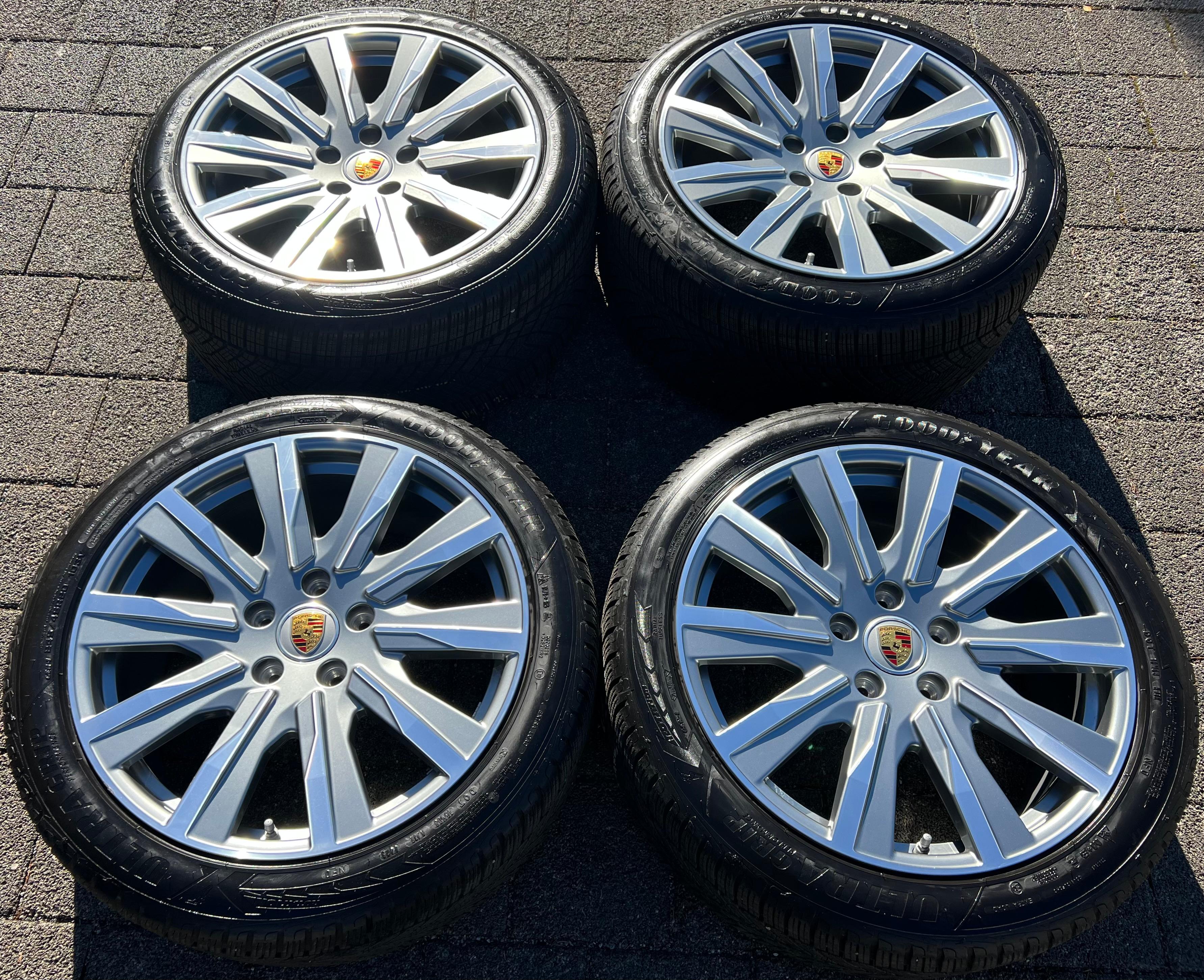 4 ORIGINAL 20" ALU WINTERRÄDER PORSCHE TAYCAN TEQUIPMENT RDKS FREIHAUS