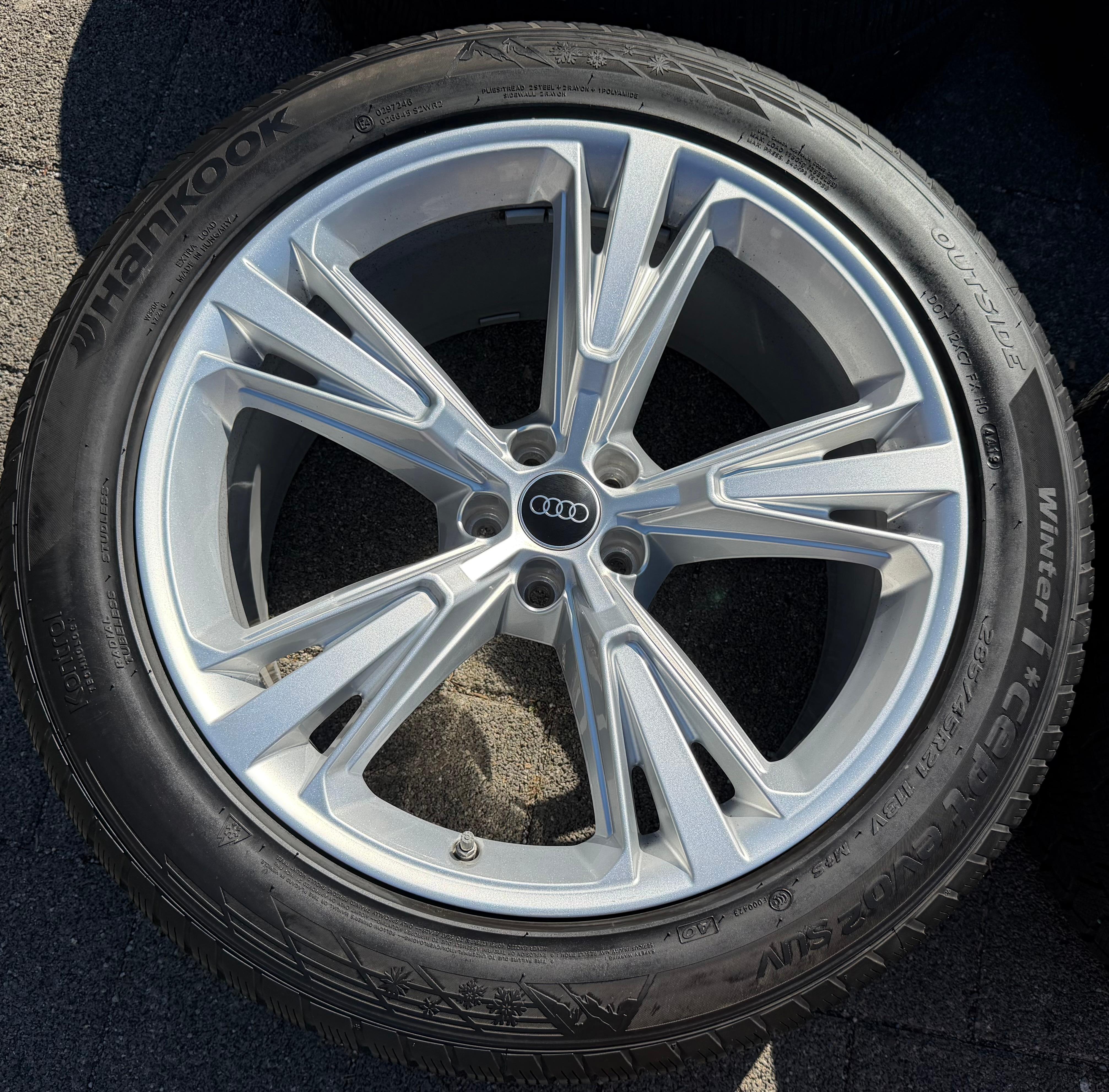 4 ORIGINAL 21" ALU WINTERRÄDER AUDI Q8 SQ8 4M 4M8601025H 285/45R21 113V