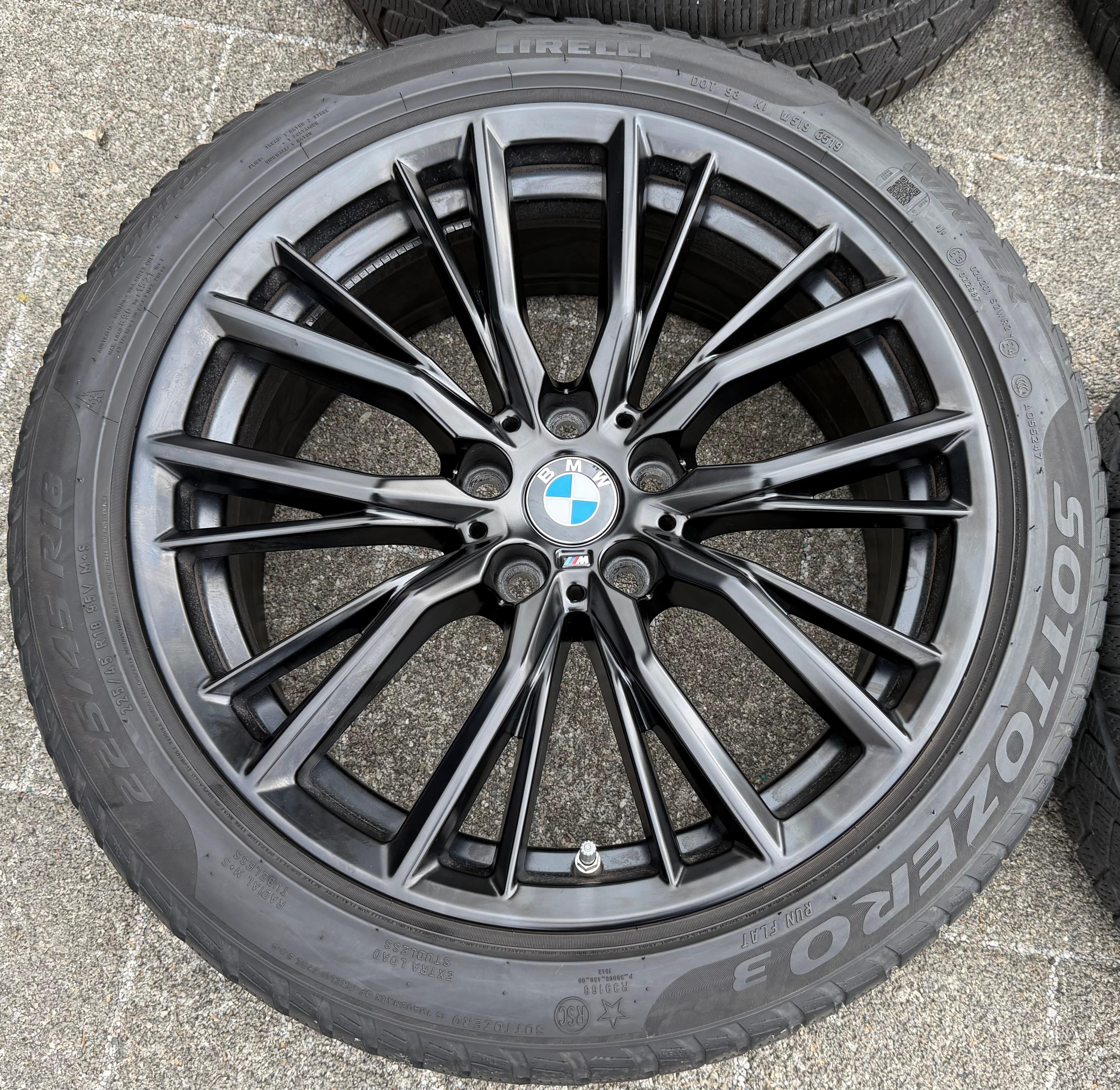 4 Original 18" Alu Winterräder BMW 3ER Reihe G20 G21 4ER G22 G23 2ER G42 M796 RDKS
