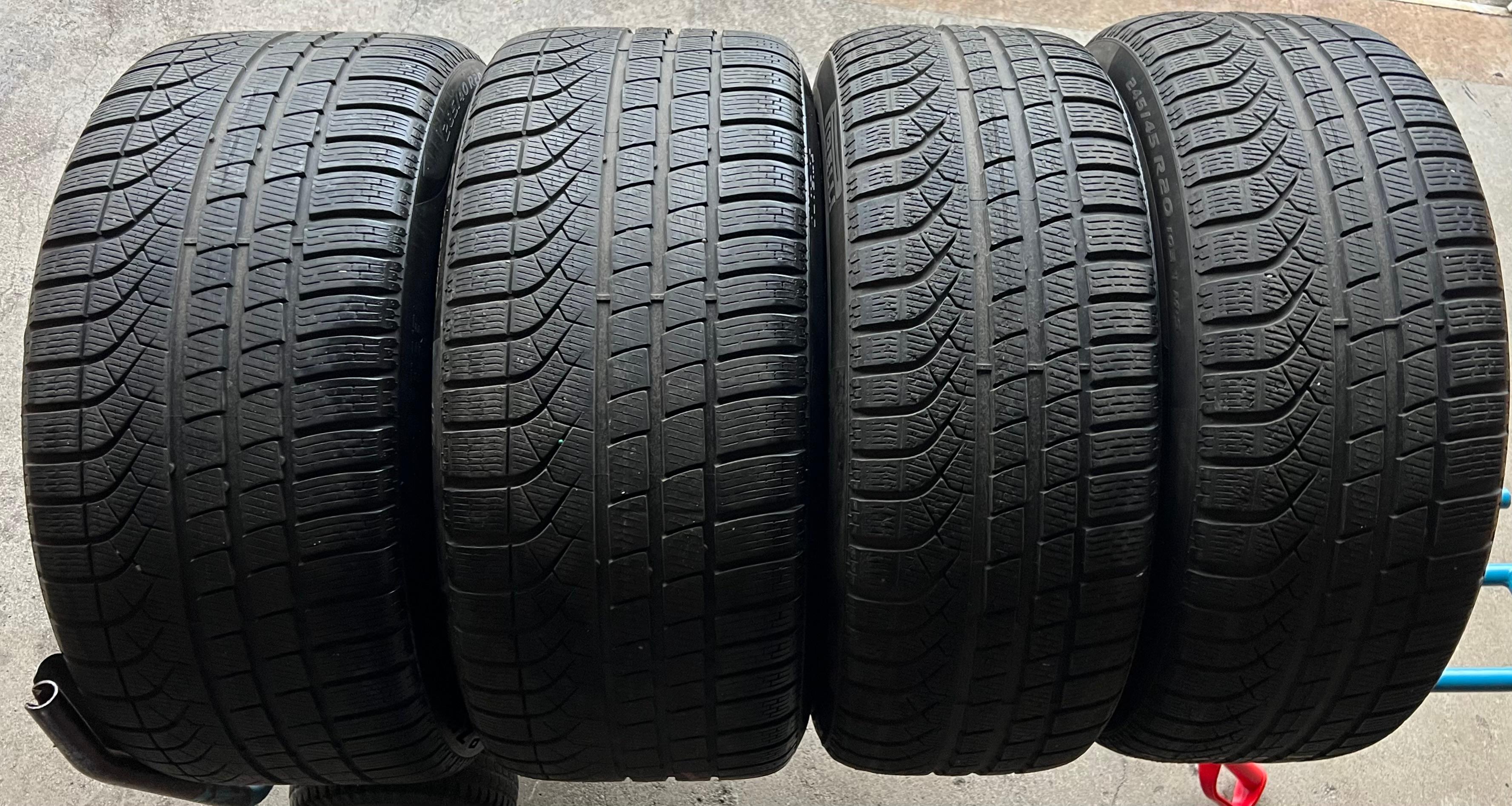 4 ORIGINAL 20" ALU WINTERRÄDER PORSCHE TAYCAN PIRELLI RDKS 2021