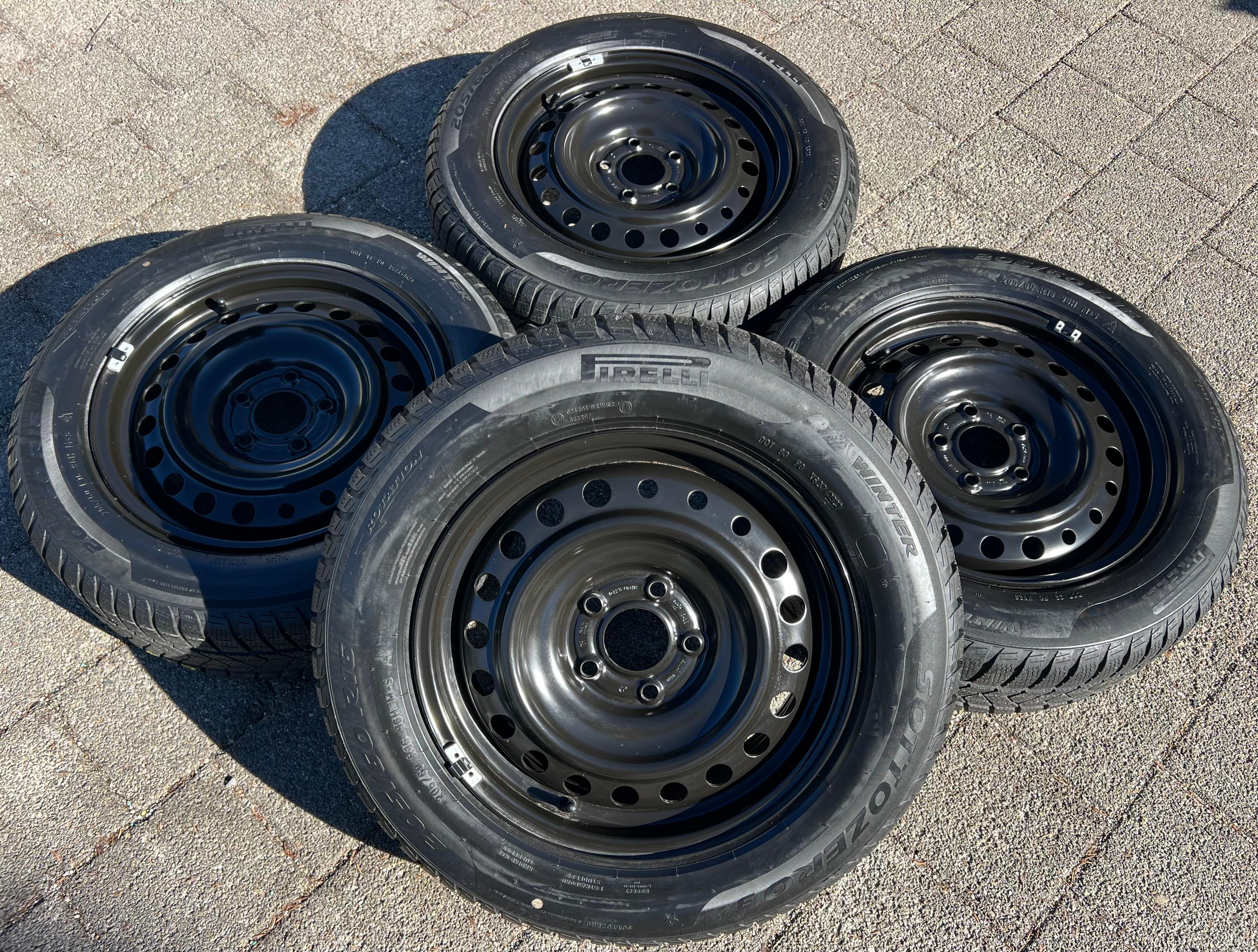 4 WINTERRÄDER MERCEDES CITAN W420 NISSAN TOWNSTAR RENAULT KANGOO 205/60R16 96H RDKS