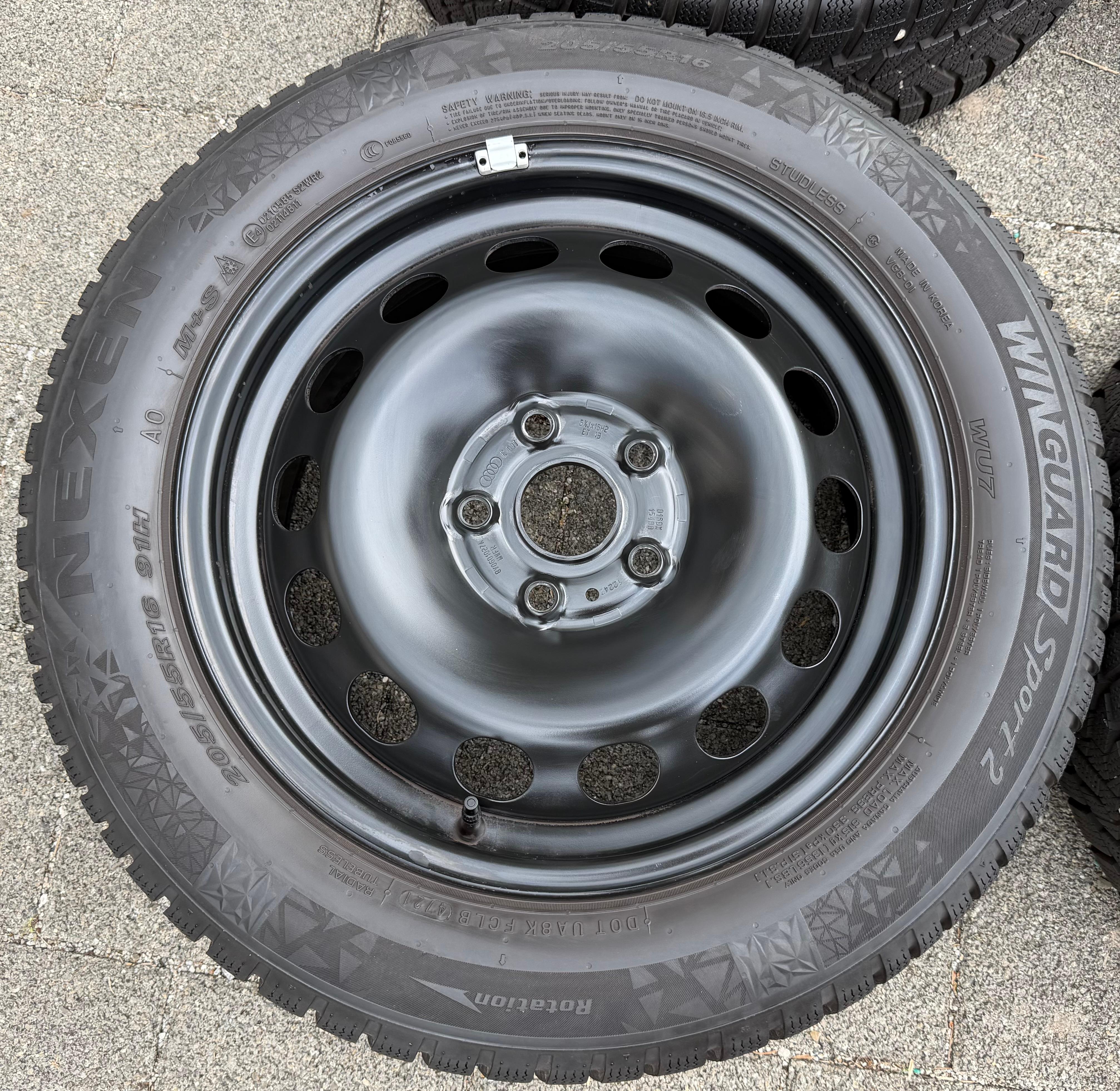 4 Winterräder Audi A3 8V Sportback Cabrio  205/55R16 91H Nexen 8V0601027A 2021
