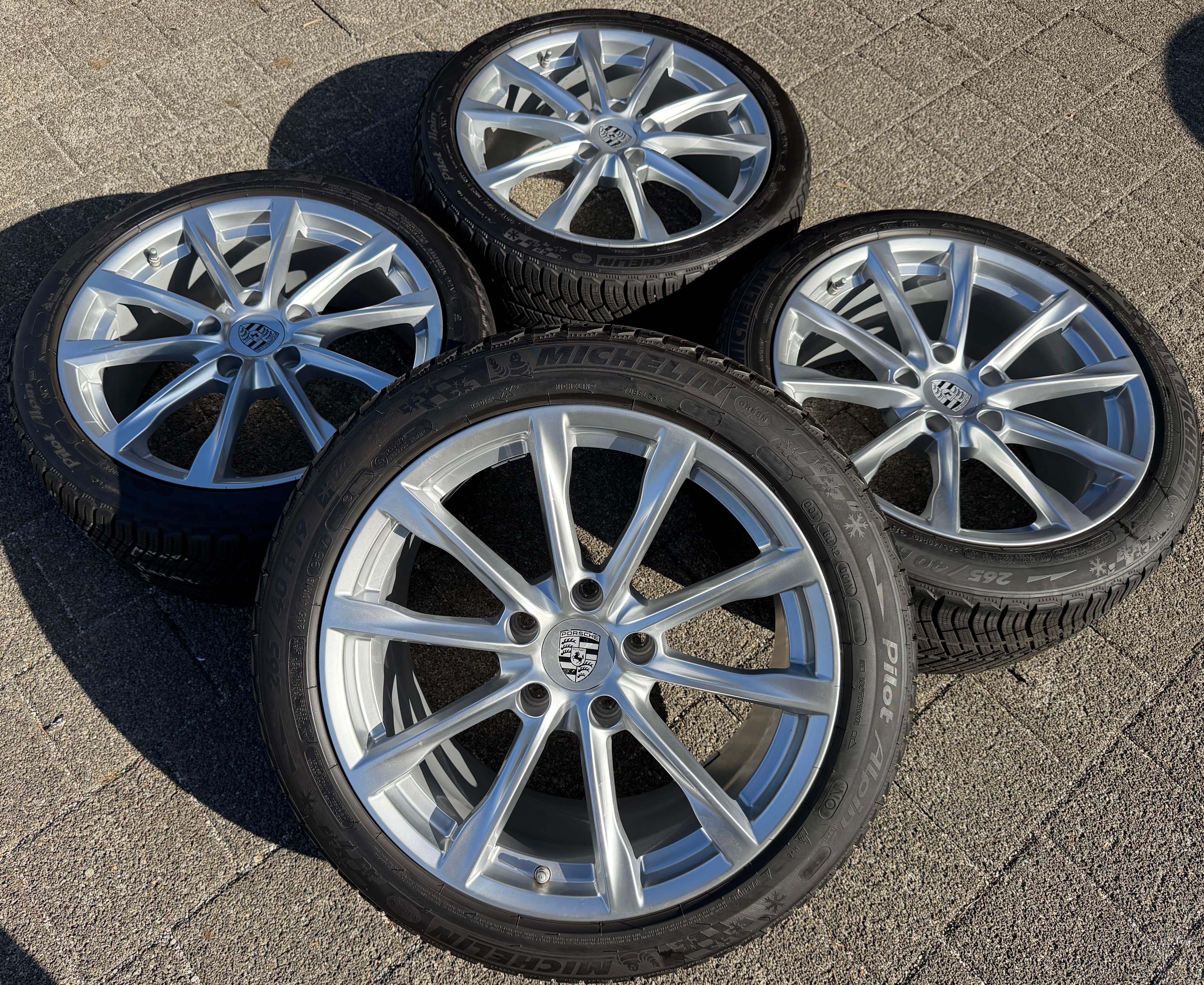 4 originele 19" lichtmetalen winterwielen Porsche Cayman Boxster 718 982 982601025 RDKS 2022
