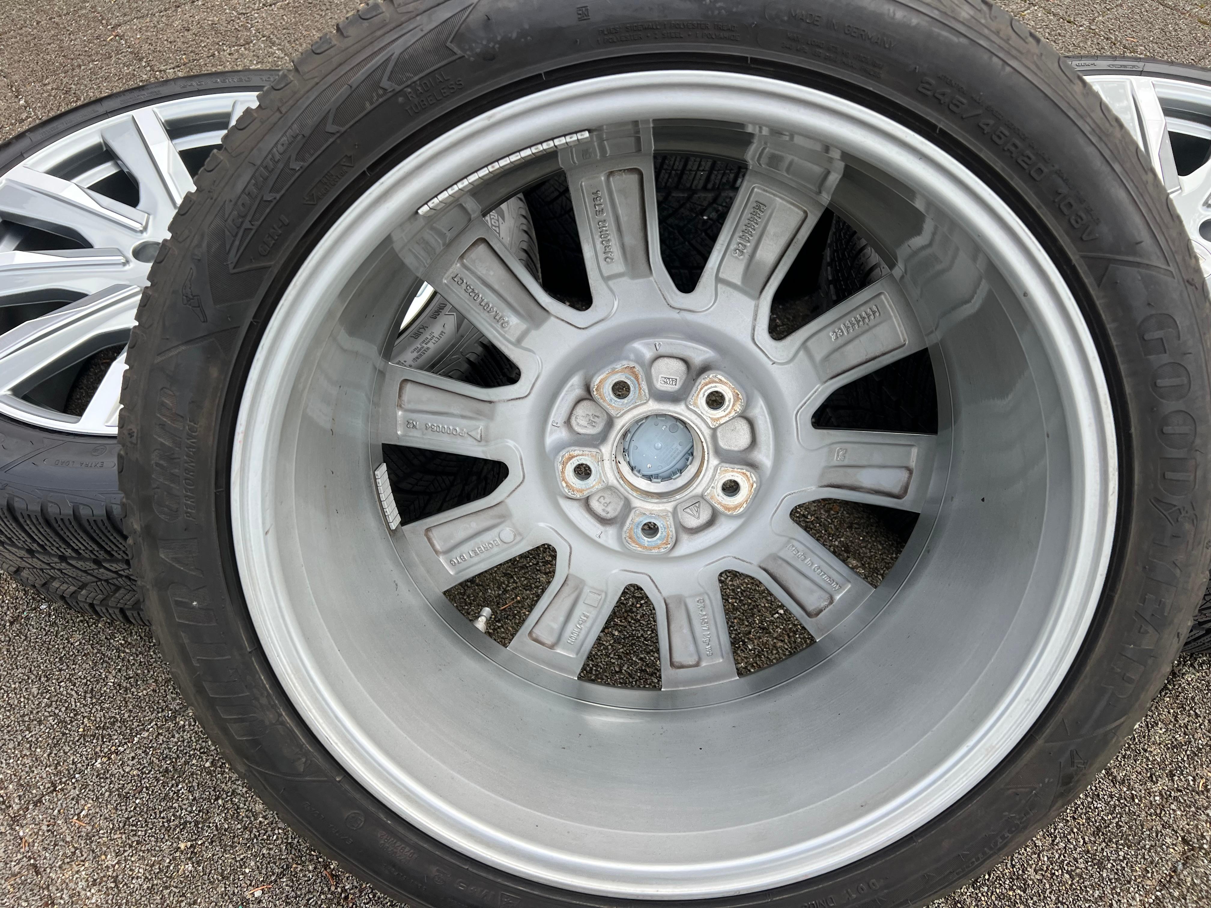 4 LLANTAS DE ALEACIÓN ORIGINALES DE 20" PARA INVIERNO PORSCHE TAYCAN TEQUIPMENT RDKS ENVÍO GRATUITO