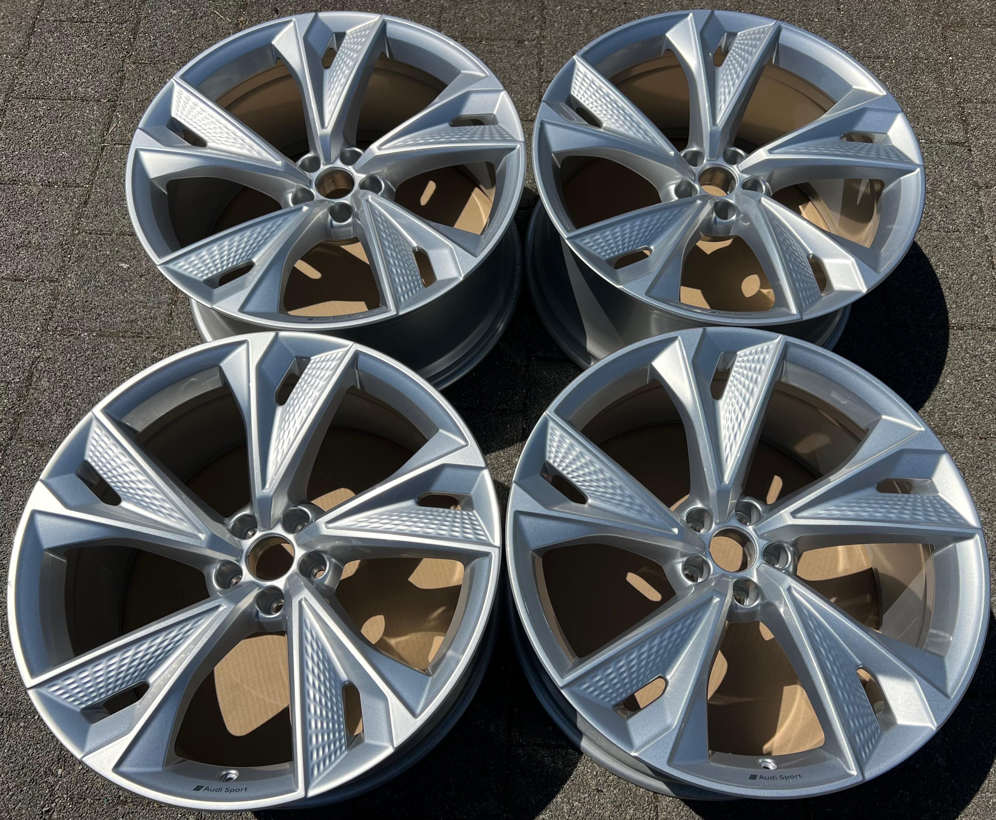 4 ORIGINELE 22" aluminium velgen AUDI RS6 RS7 4K F2 C8 3 4K0601025AT 10,5x22 ET19
