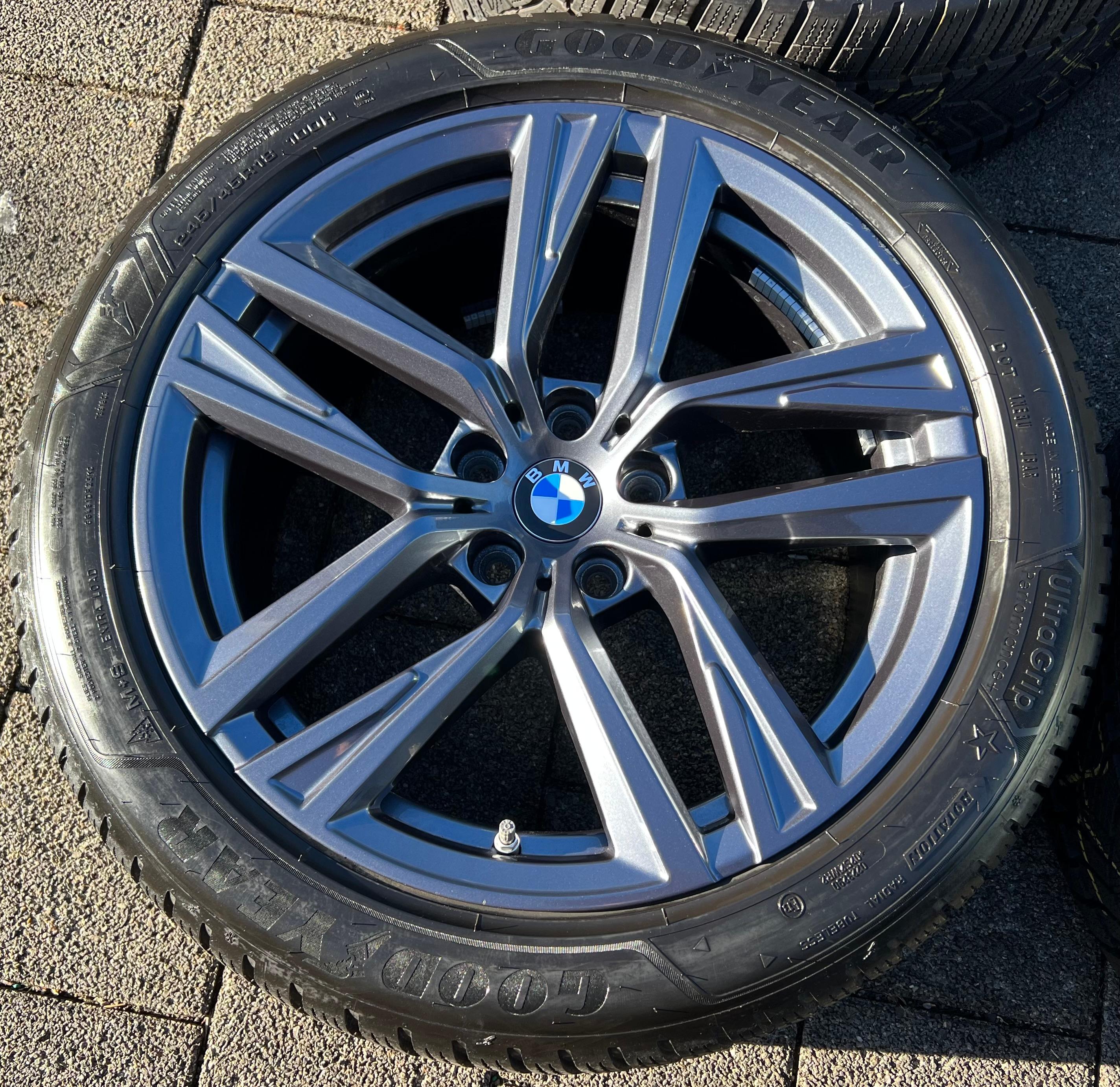 4 ORIGINAL 18" ALU WINTERRÄDER BMW 4ER GRAN COUPE G26 i4 STYLING 853 RDKS FREIHAUS