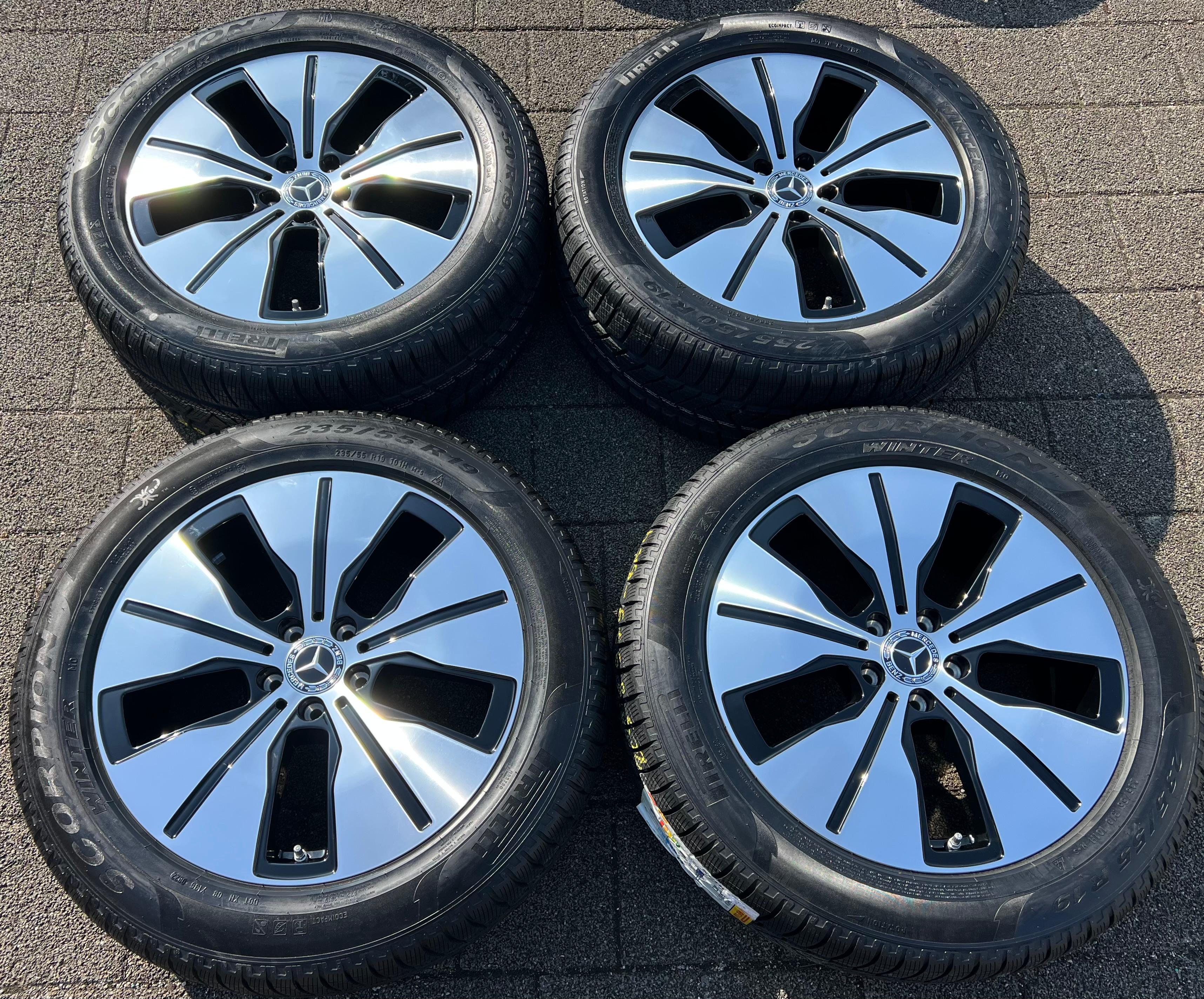 4 llantas de aluminio originales de invierno de 19" para Mercedes EQN N293 A2934010100 A2934010200 RDK, nuevas