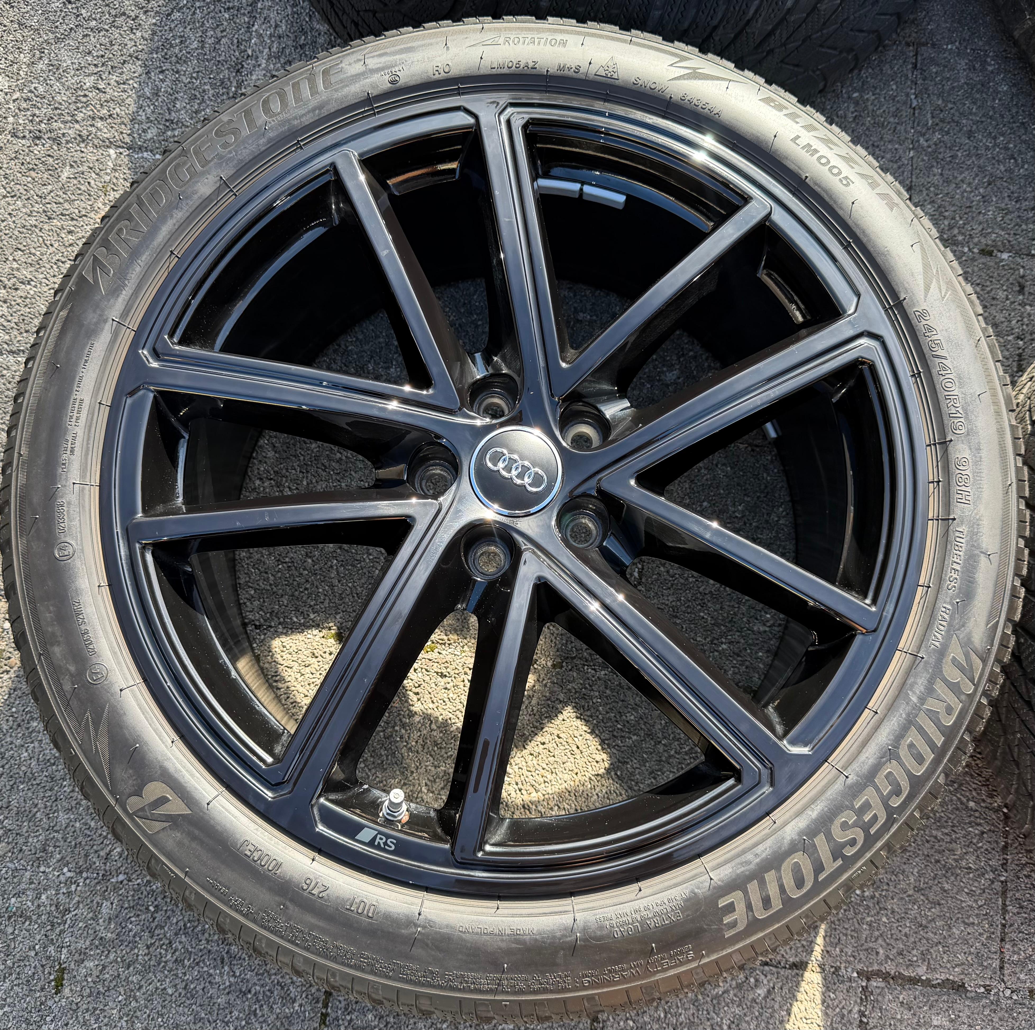 4 ORIGINAL 19" ALU WINTERRÄDER AUDI A5 S5 F2 B10 8B3601025BA 245/40R19 98H 2024