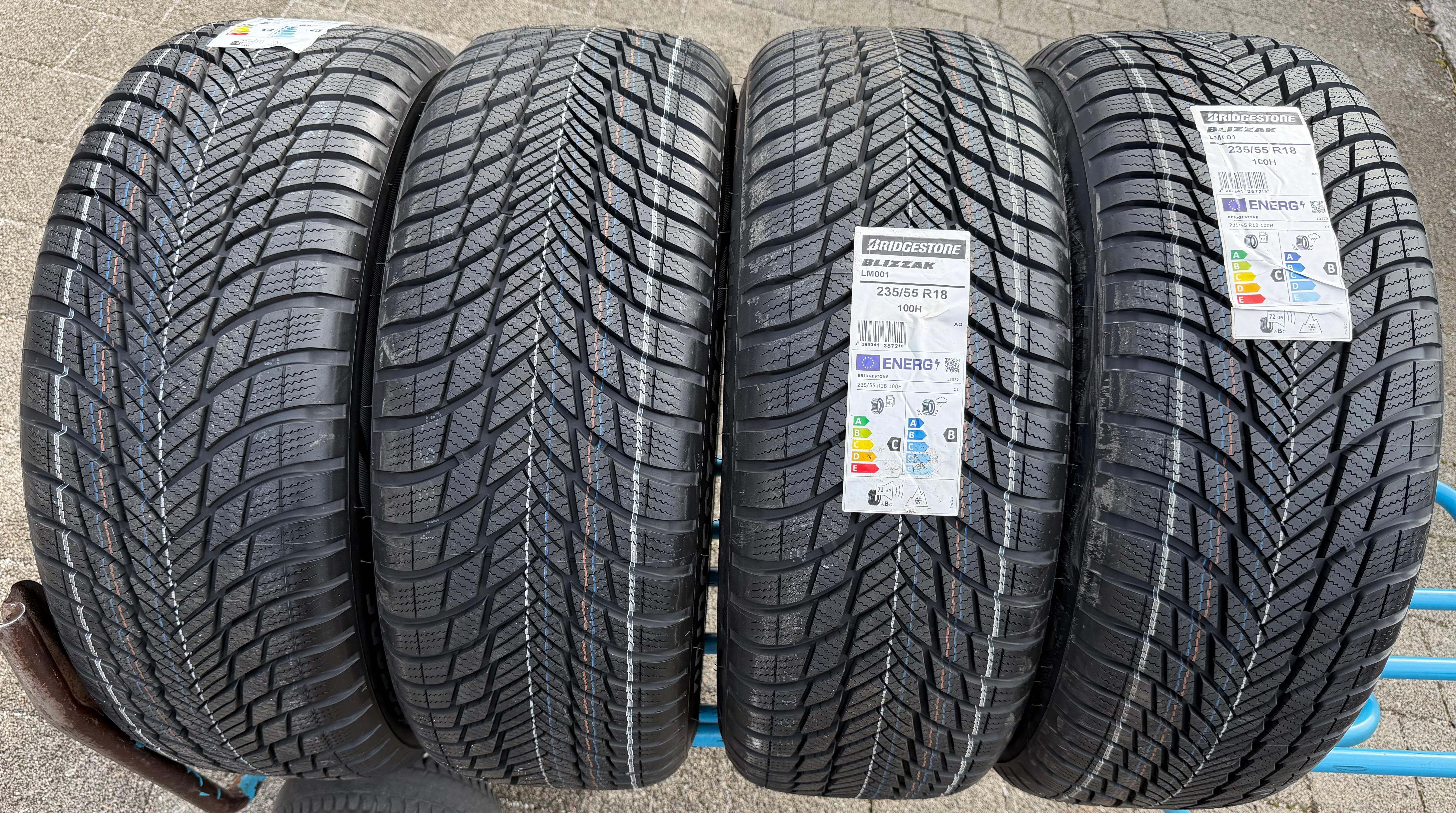 4 Original 18" Alu Winterräder Audi A6 Allroad 4K C8 4K0601025D 235/55R18 100H Bridgestone NEU