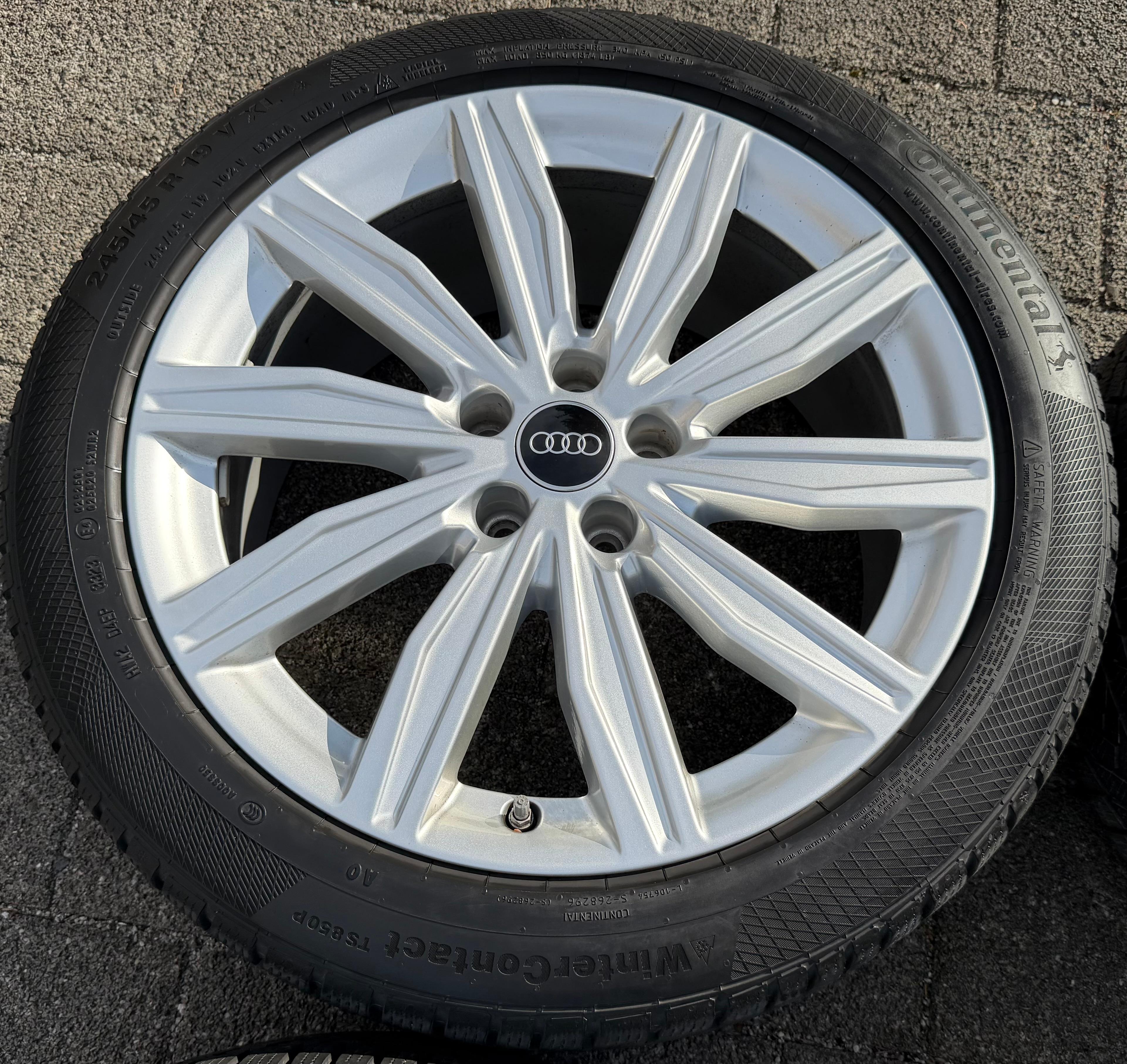 4 Original 19" Alu Winterräder Audi A6 S6 C8 4K F2 4K0601025DS 245/45R19 102V 2023 RDKS
