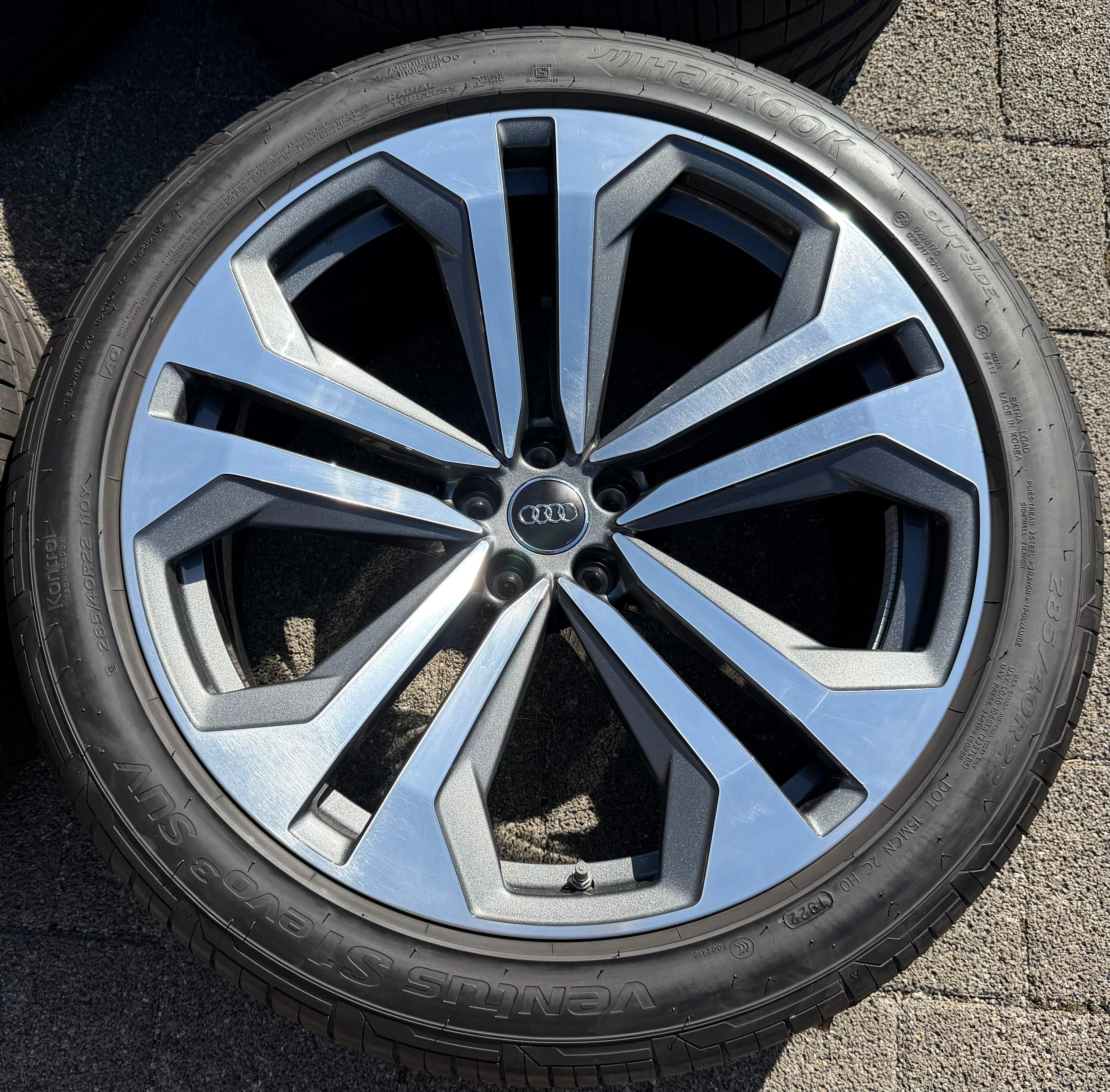 4 Original 22" Alu Sommerräder Audi Q8 SQ8 4M 4M8601025K 285/40R22 110Y Hankook RDKS
