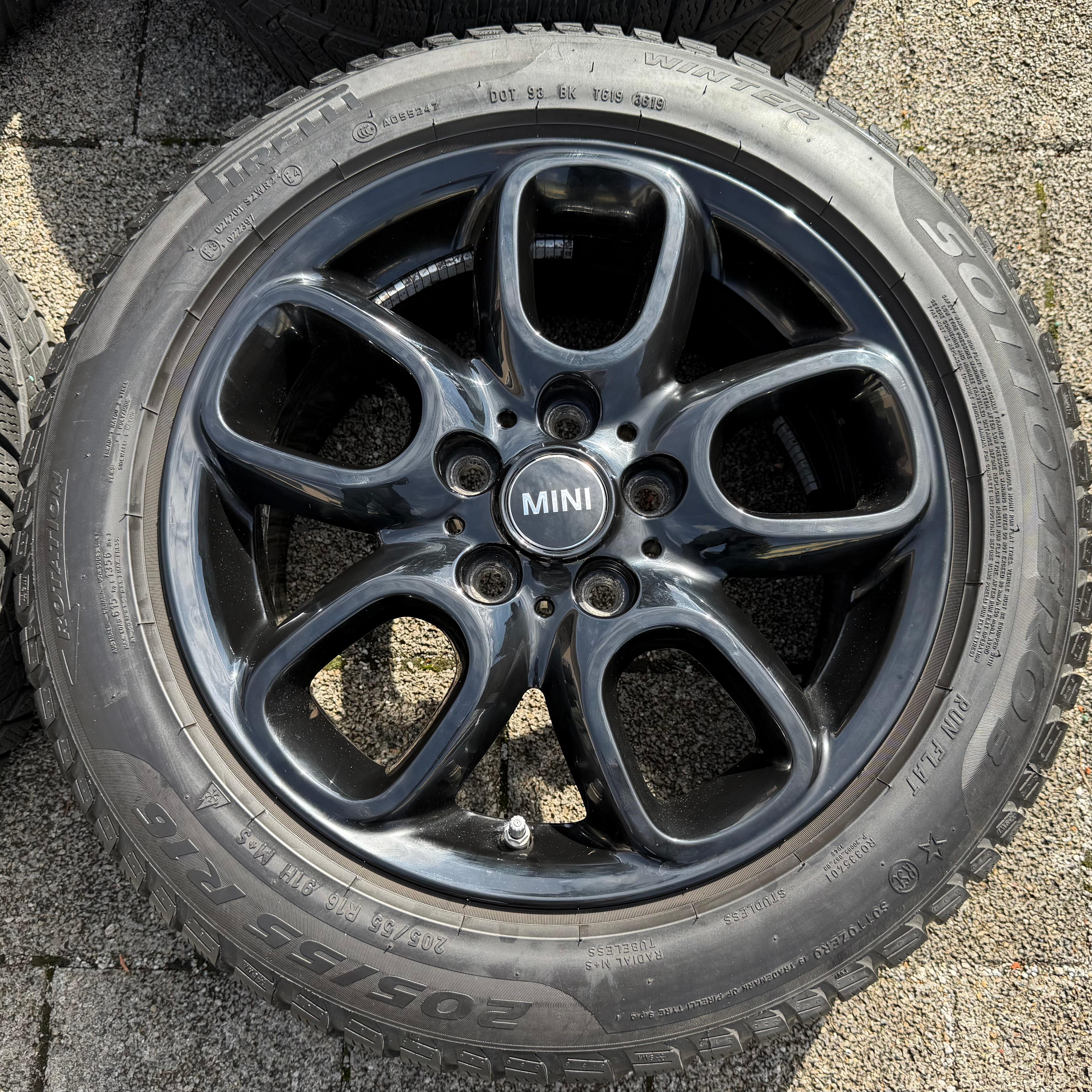 4 Original Alu Winterräder Mini Clubman F54 205/55R16 91H 6891824 Pirelli