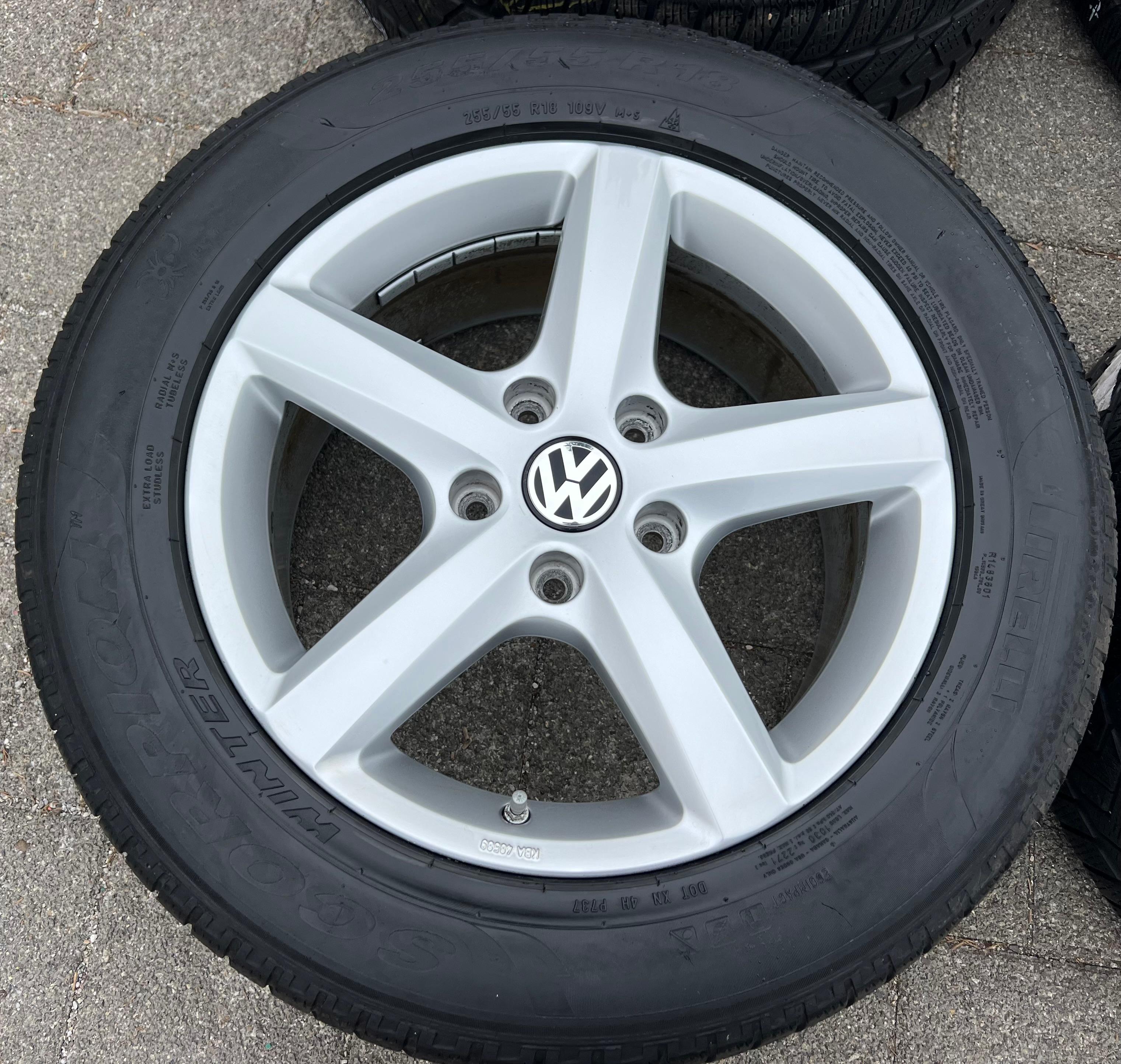 4 llantas de aleación originales de 18" para VW Touareg 7P 7P0071498 8x18 ET53 5x130 ASPEN, envío gratuito