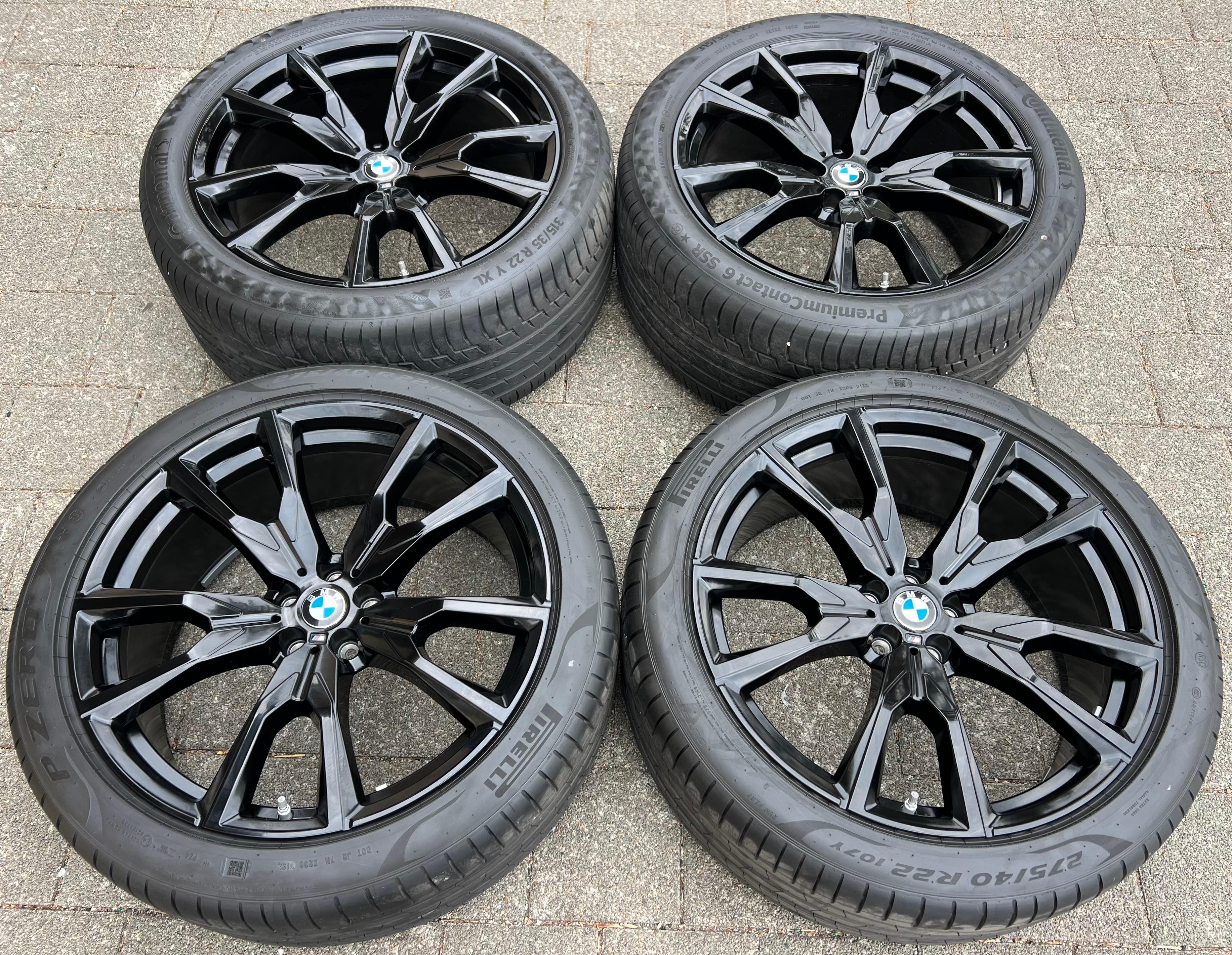 4 ORIGINELE 22" ALU SOMMER-VELGEN BMW X7 G07 STYLING 755M 275/40R22 315/35R22 RDKS