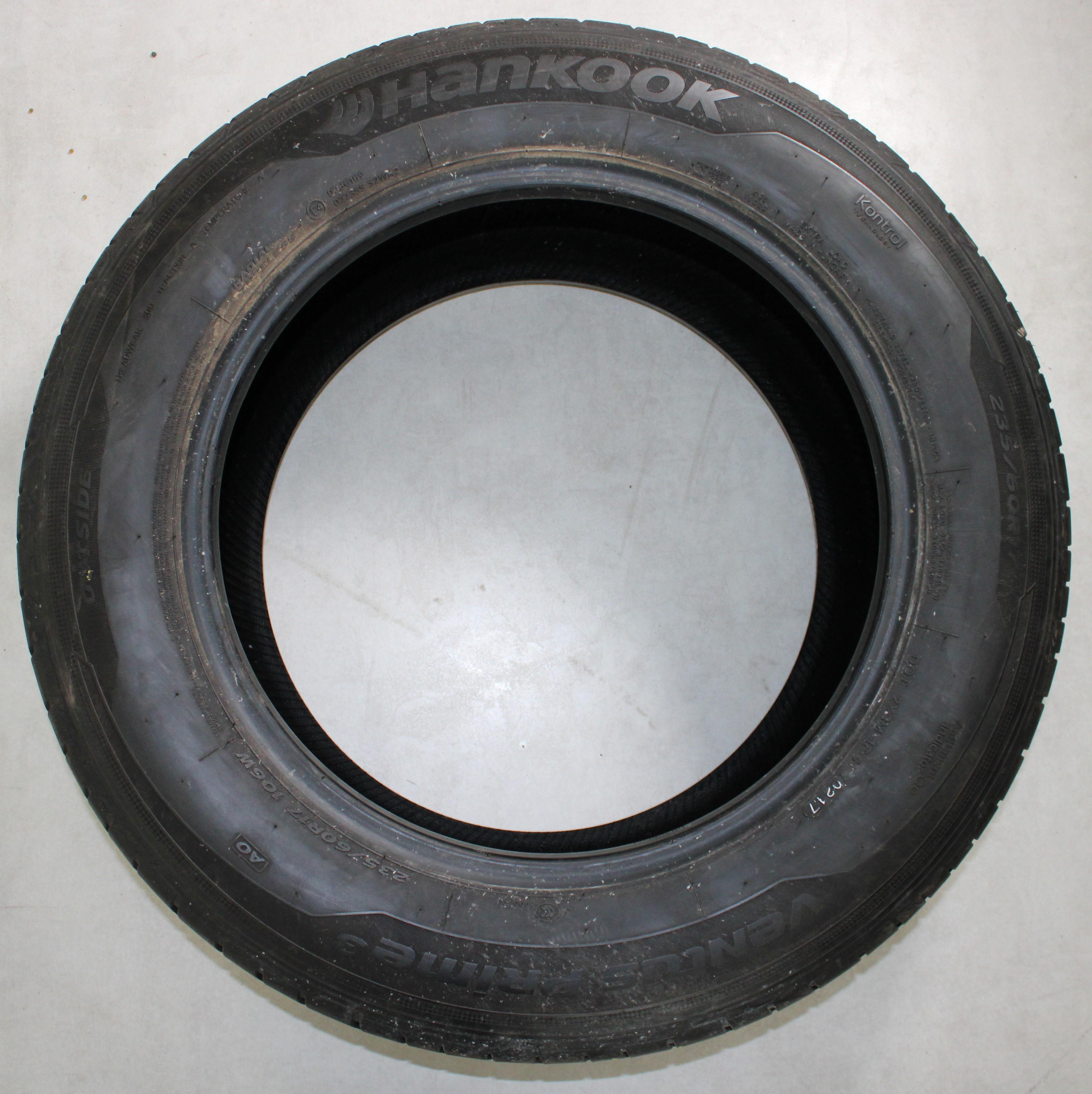1 x 235/60R17 106W Sommerreifen Hankook Ventus Prime 3 AO 6-6,5mm 2017