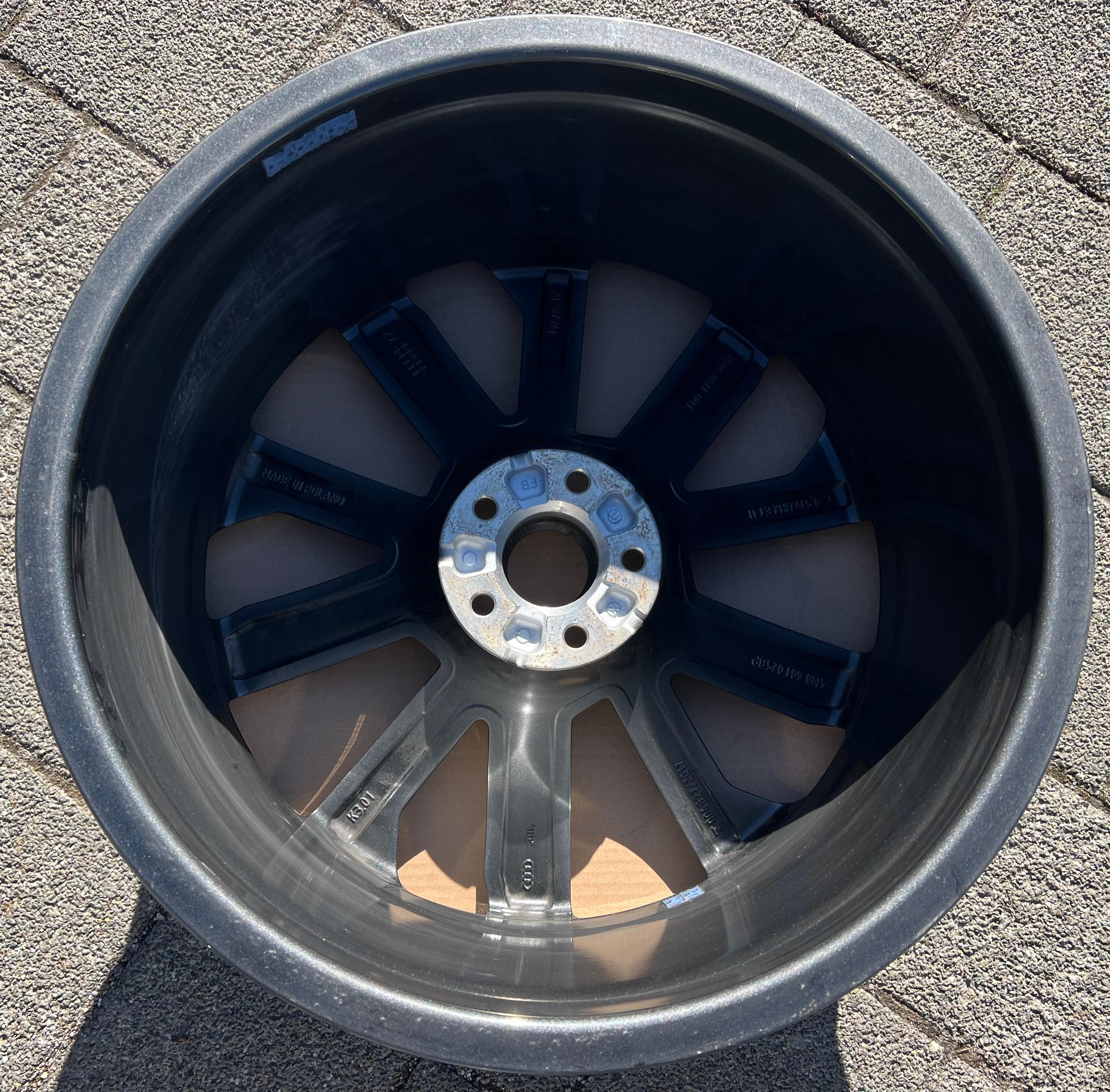 1 X ORIGINAL 21" ALUFELGE FELGE AUDI Q7 4M 9,5x21 ET31 4M0601025BP