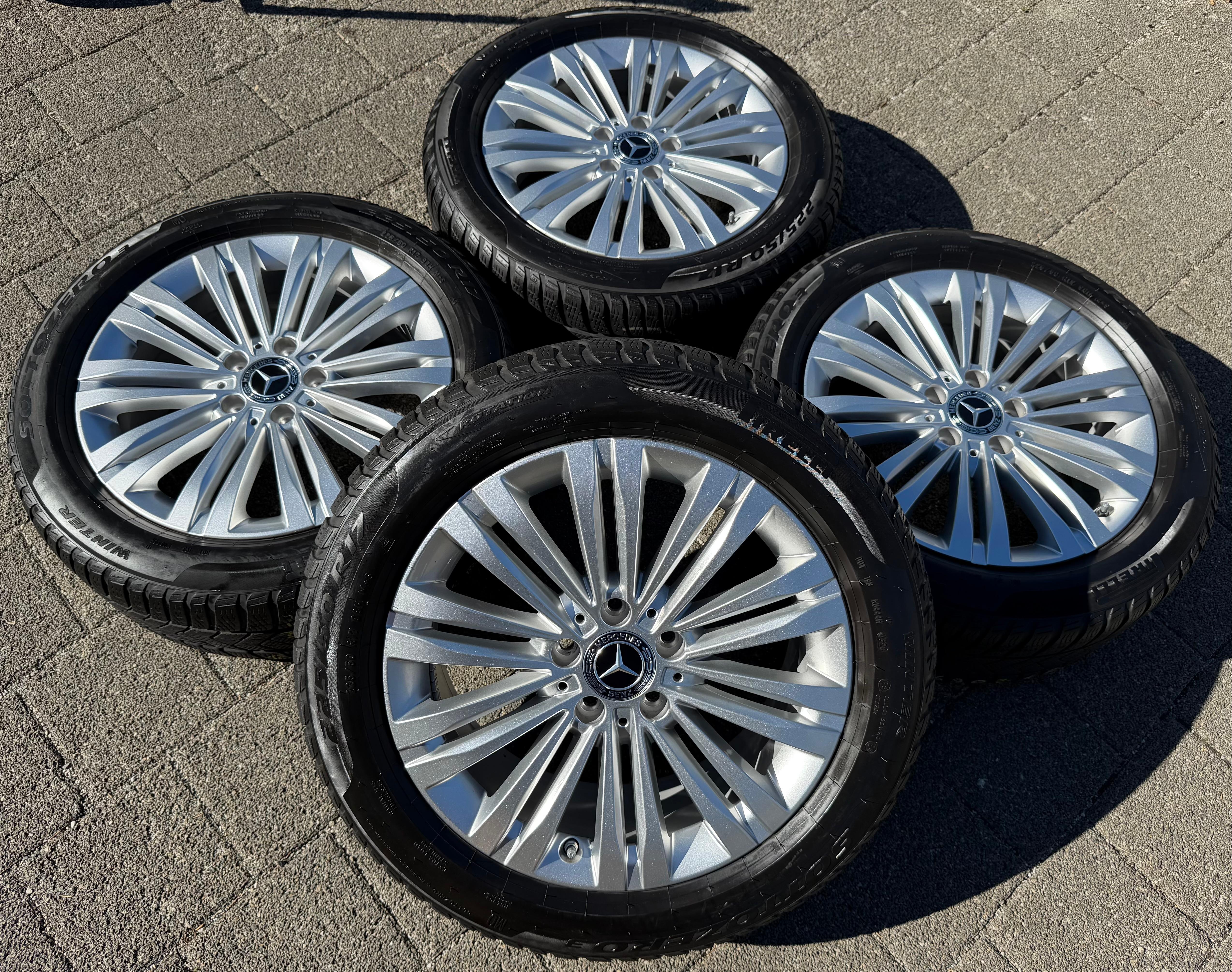 4 Original 17" Alu Winterräder Mercedes C-Klasse W206 A2064014400 2024 Pirelli