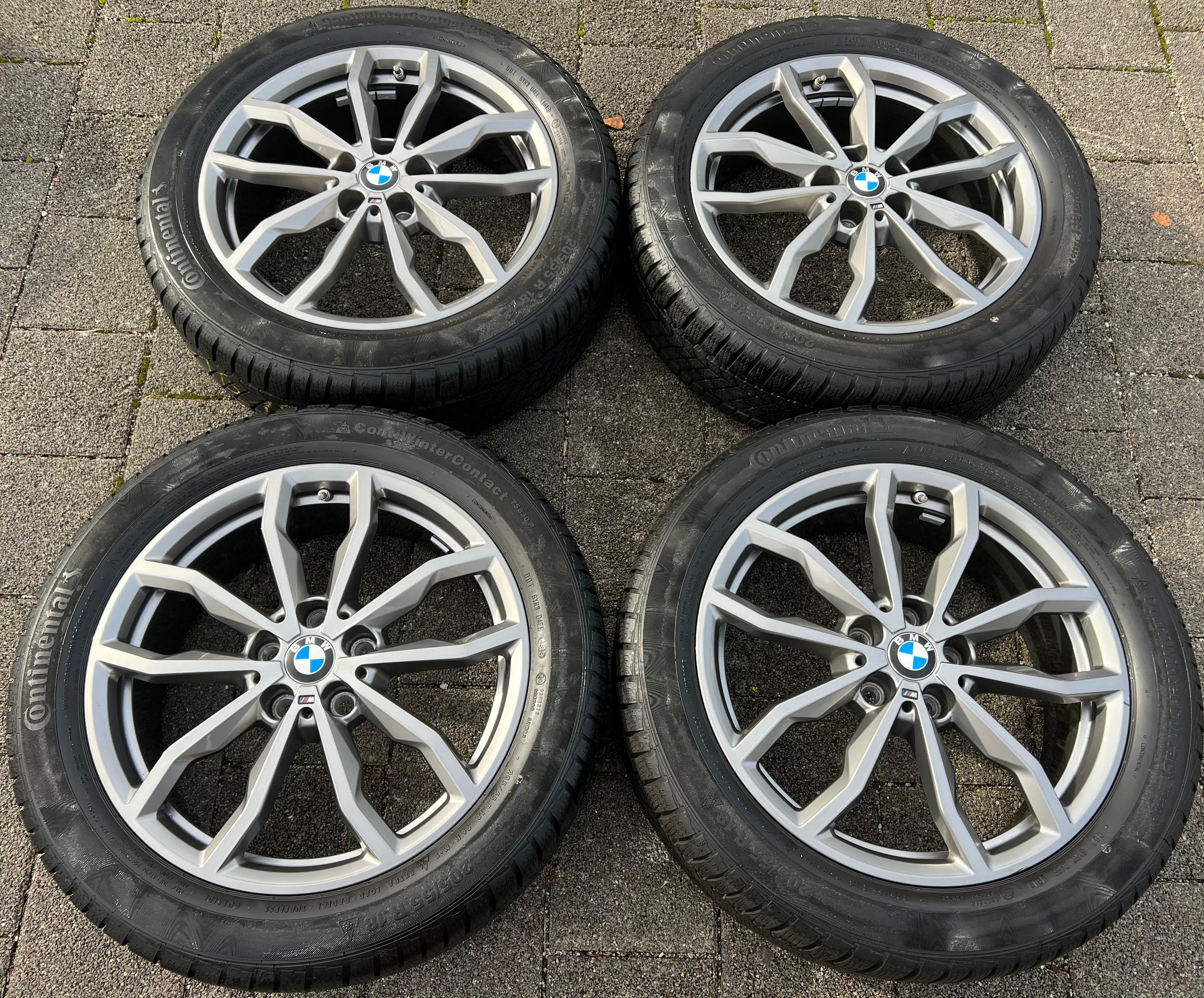 4 ORIGINAL 18" ALU WINTERRÄDER BMW X1 F48 X2 F39 STYLING M711 205/55R18 96H RDKS