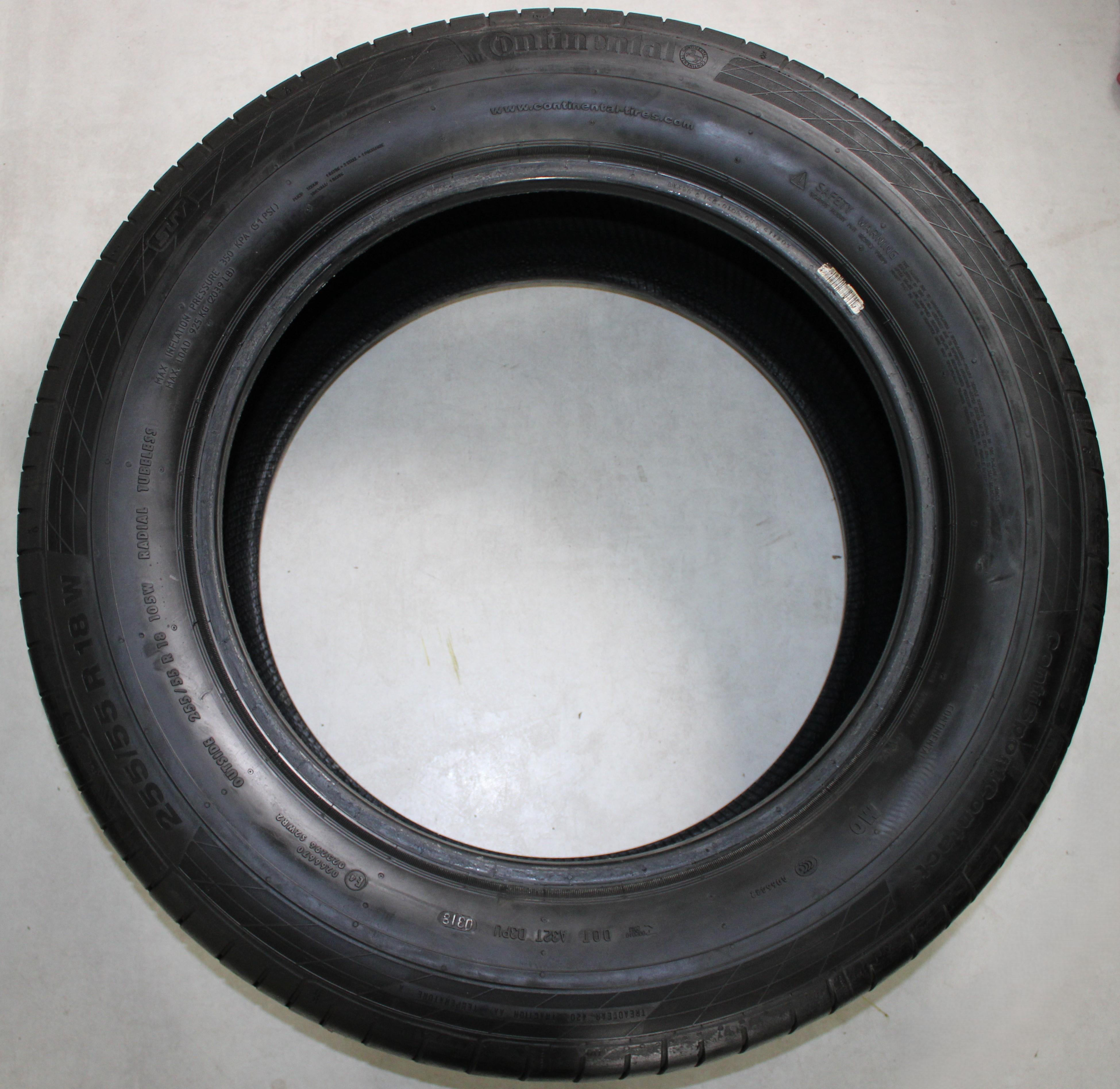 2 x 255/55R18 105W Sommerreifen Continental Sport Contact 5 5mm 2018 MO