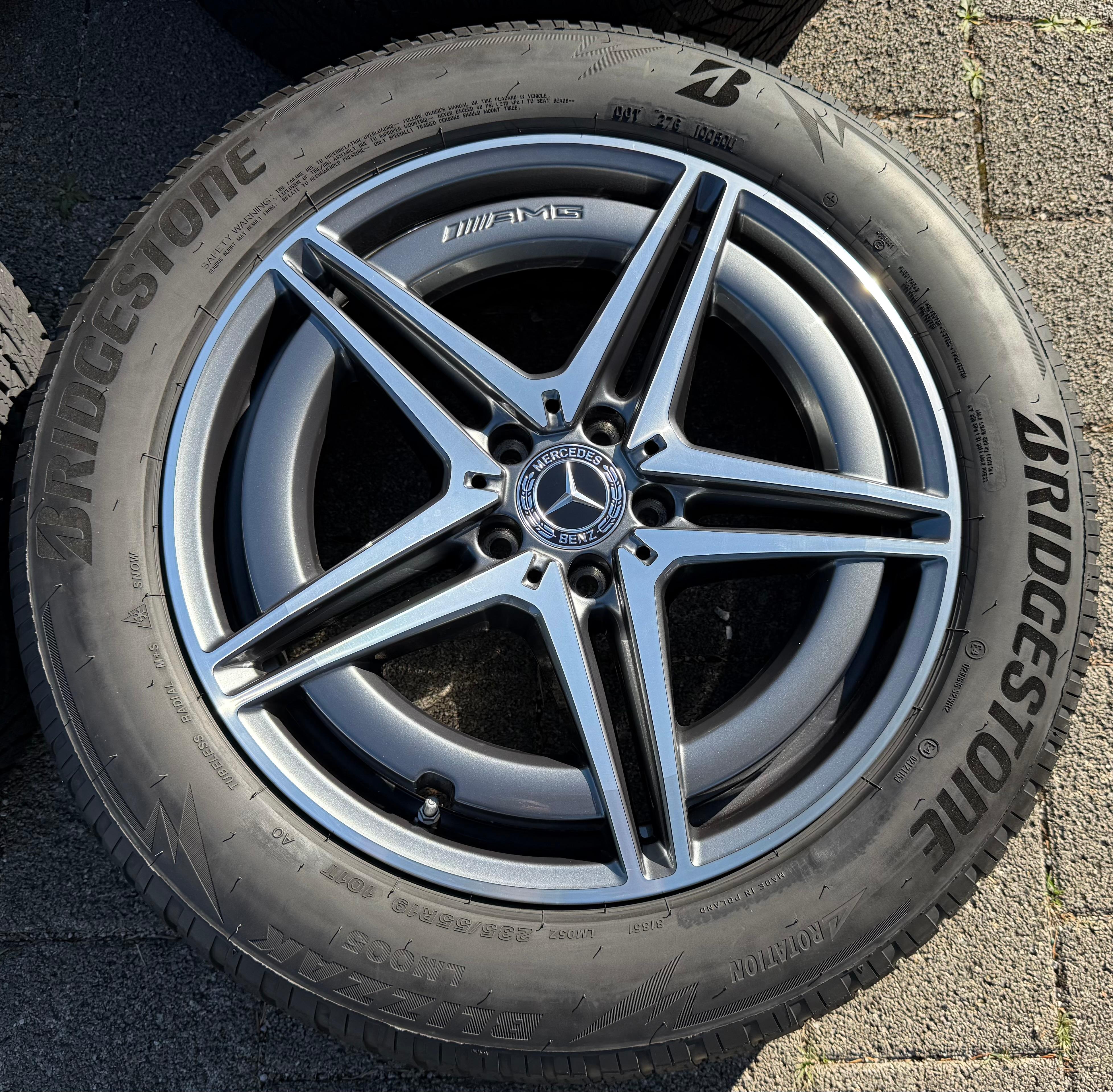 4 ORIGINAL 19" ALU WINTERRÄDER MERCEDES EQC N293 A2934011400 A2934010700 RDKS