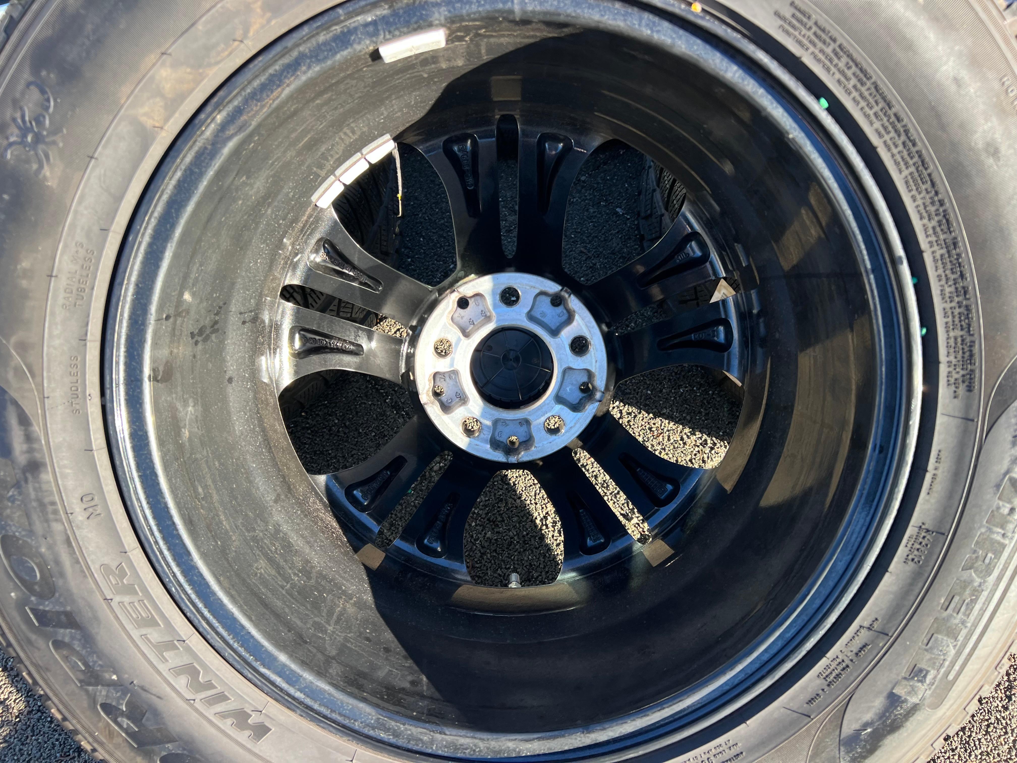4 ORIGINAL 17" ALU WINTERRÄDER MERCEDES GLC X253 W253 RDKS 235/65R17 104H