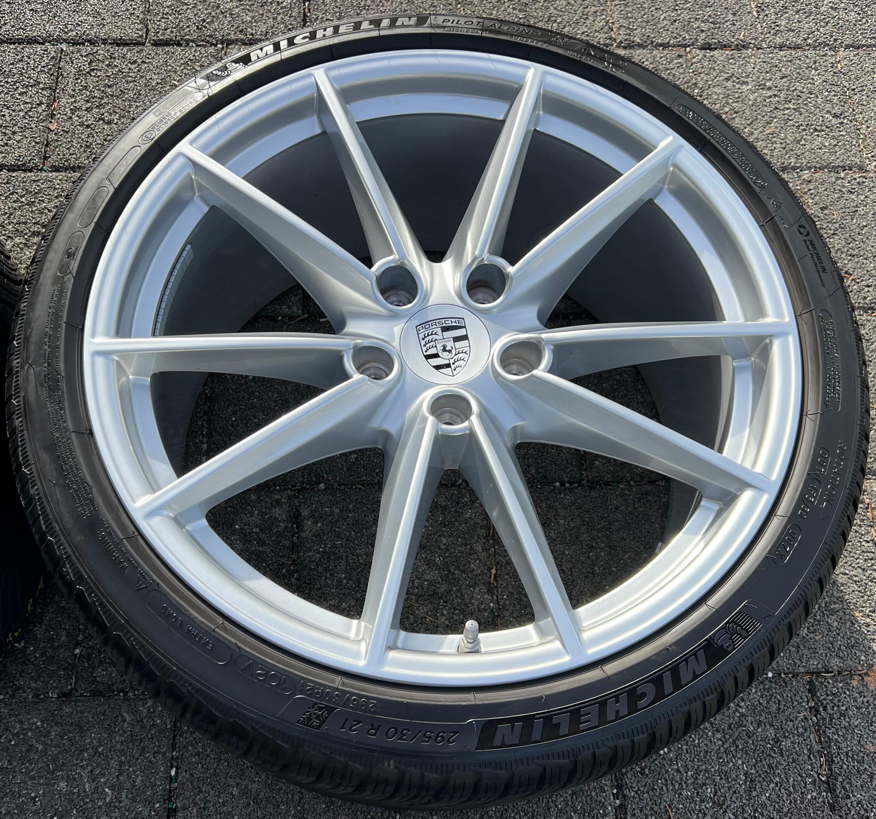 4 ORIGINAL 20" 21" ALU WINTERRÄDER PORSCHE 911 992 992601025C 992601025D MICHELIN RDKS