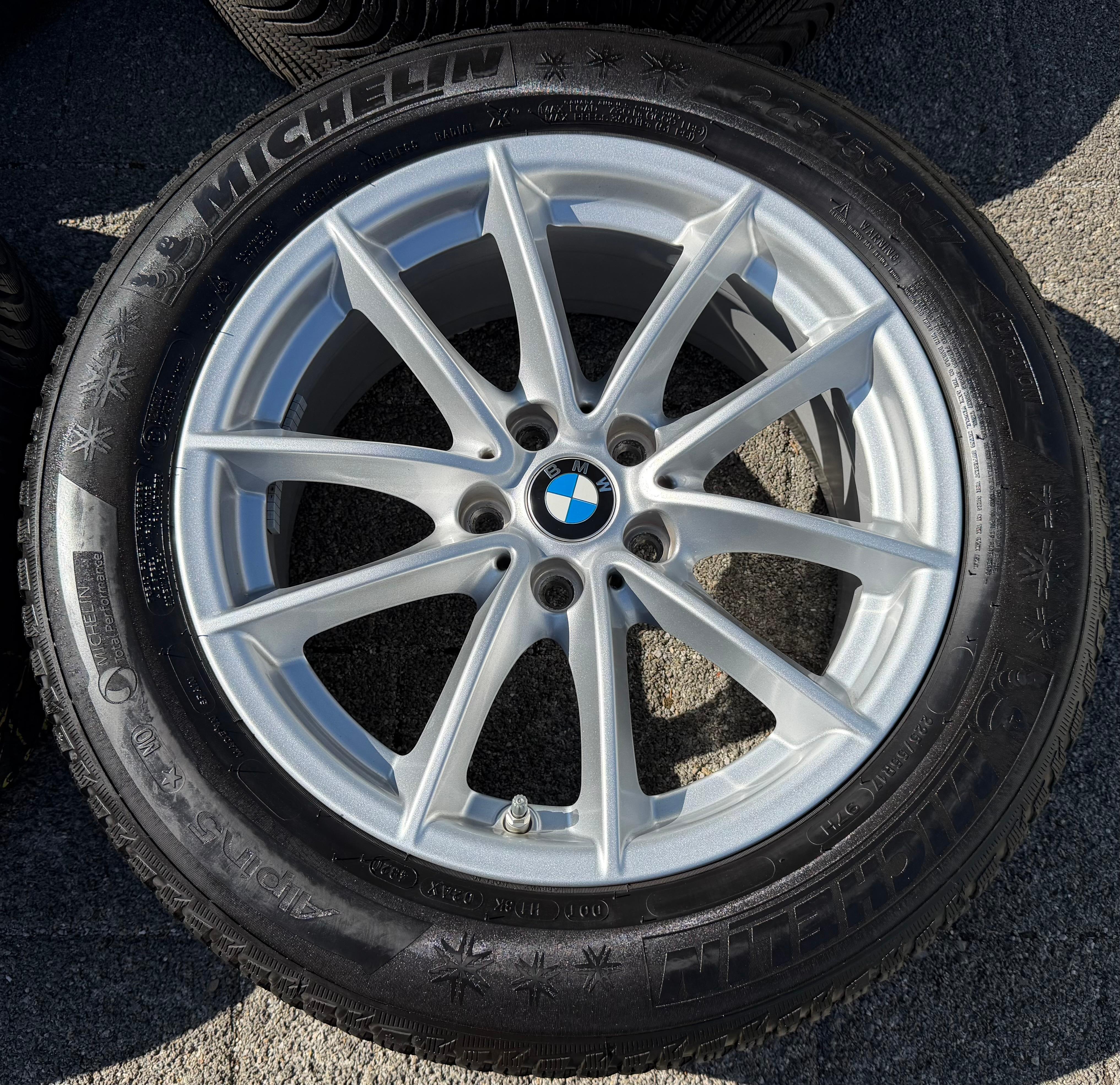 4 Original Alu 17" Winterräder BMW 5er Reihe G30 G31 225/55R17 97H Michelin RDKS