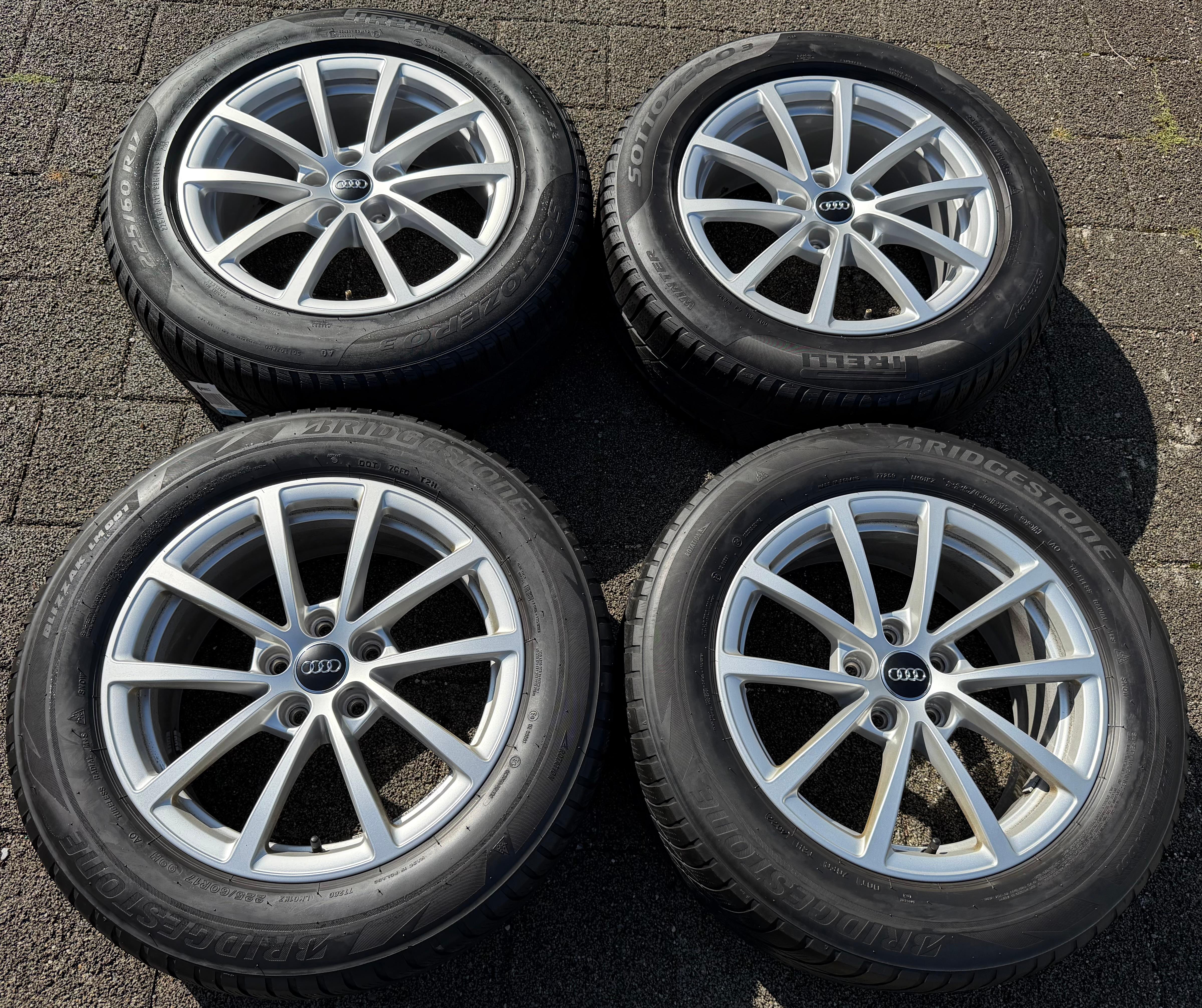 4 ORIGINAL 17" ALUFELGEN FELGEN AUDI A6 + AVANT 4K F2 C8 4K0601025 7,5x17 ET36