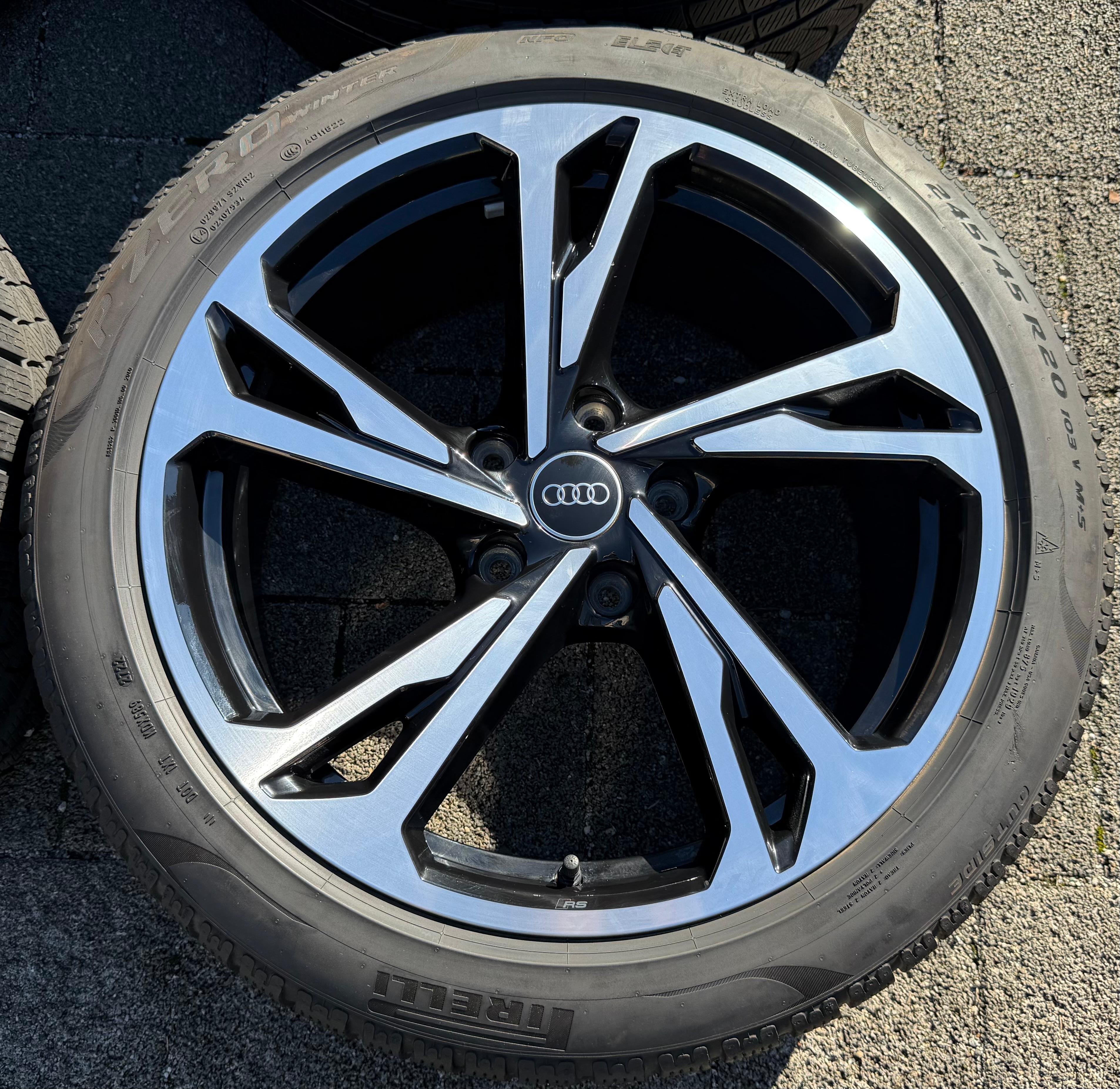 4 ORIGINAL 20" ALU WINTERRÄDER AUDI ETRON E-TRON GT 4J3601025AM 4J3601025AL