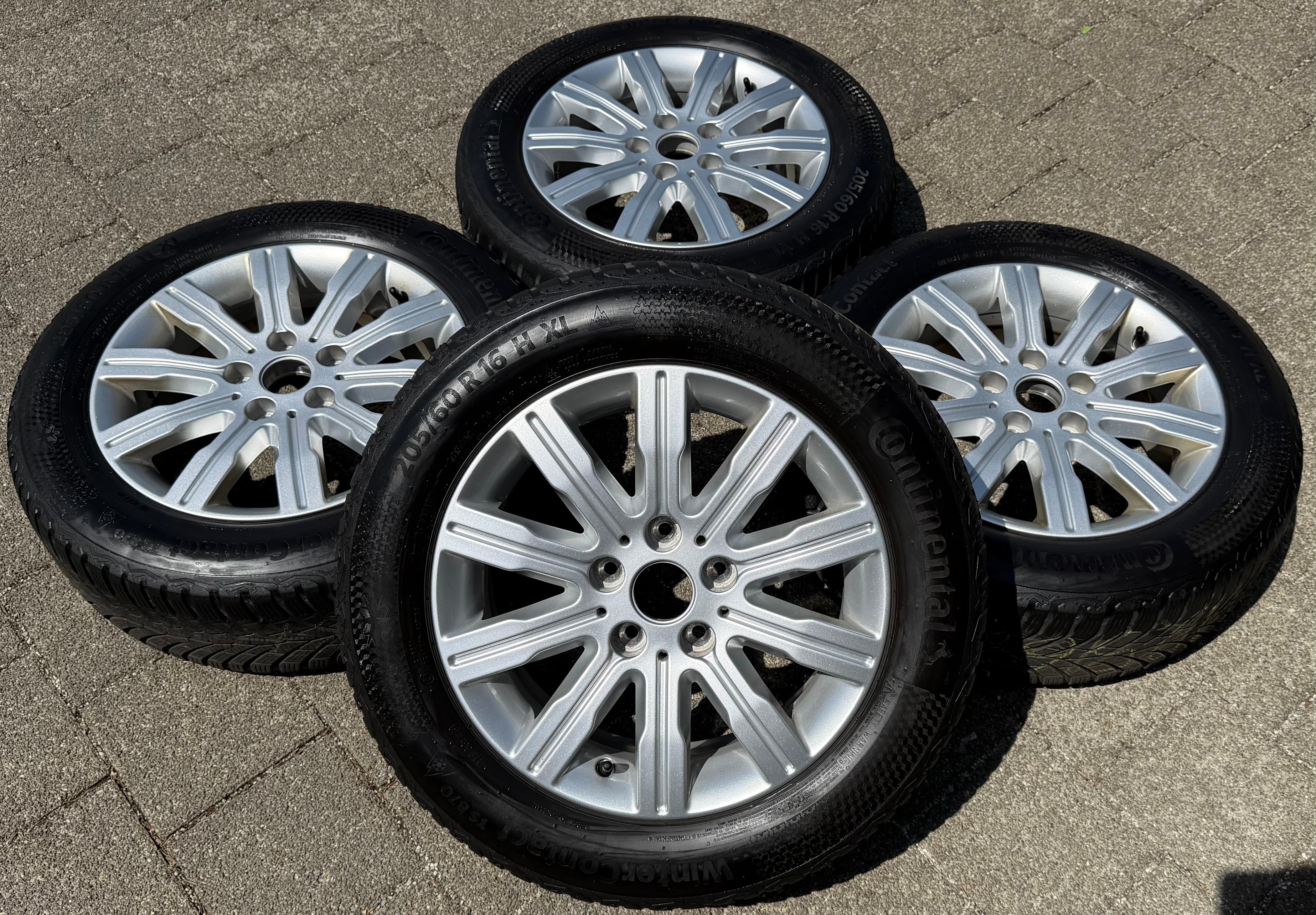 4 jantes en alliage d'origine de 16 pouces pour Mercedes Citan X, 6,5x16, ET40, A4204010600