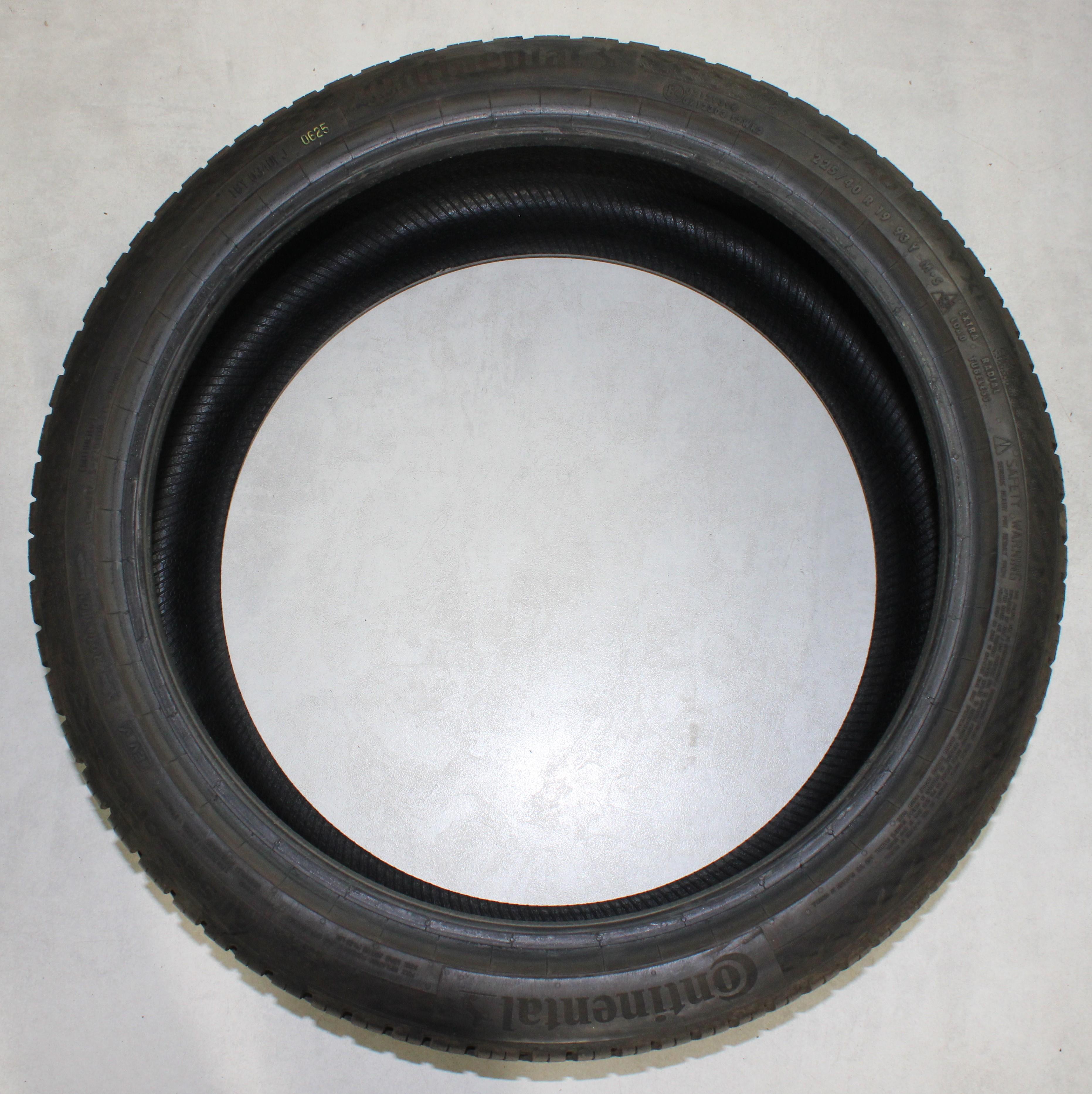 2 x 225/40R19 93Y 2 x 255/35R19 96Y Ganzjahresreifen Continental AllSeason Contact 2 6,5-7mm 2025 XL