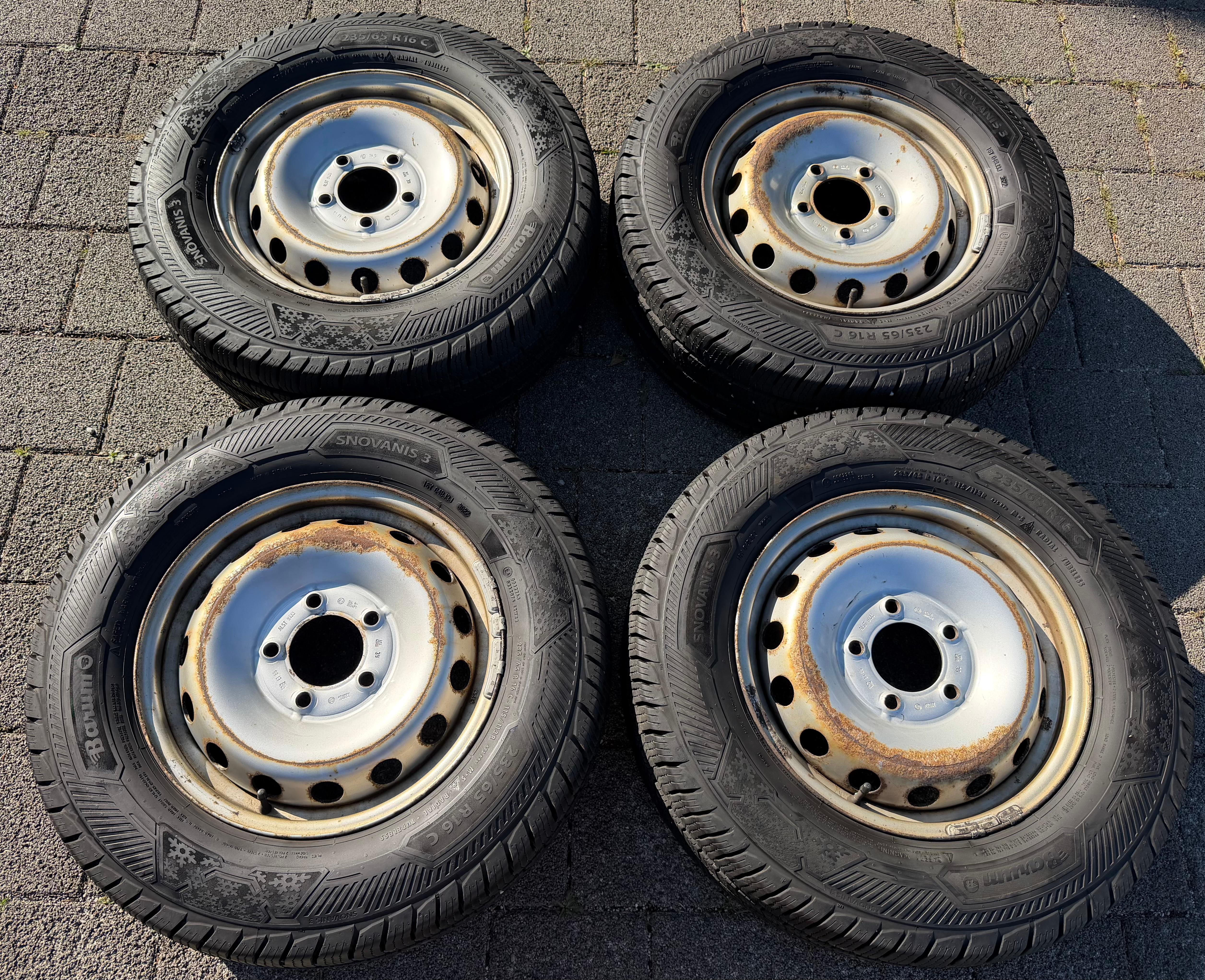 WINTERRÄDER OPEL MOVANO RENAULT MASTER NISSAN NV400 235/65R16C 115/113R BARUM