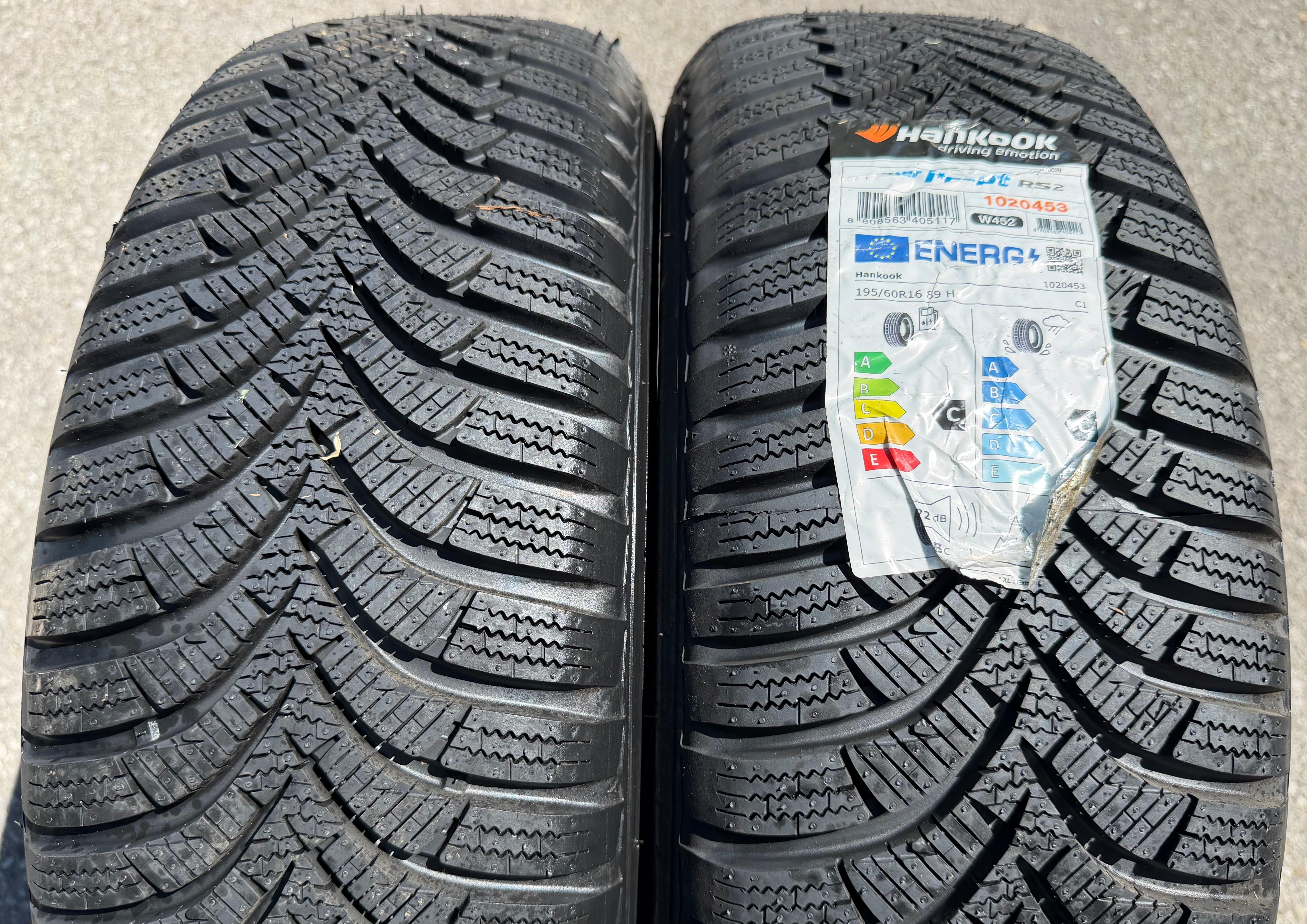 2 x 195/60R16 89H Winterreifen Hankook Winter I*Cept RS2 NEU 2021