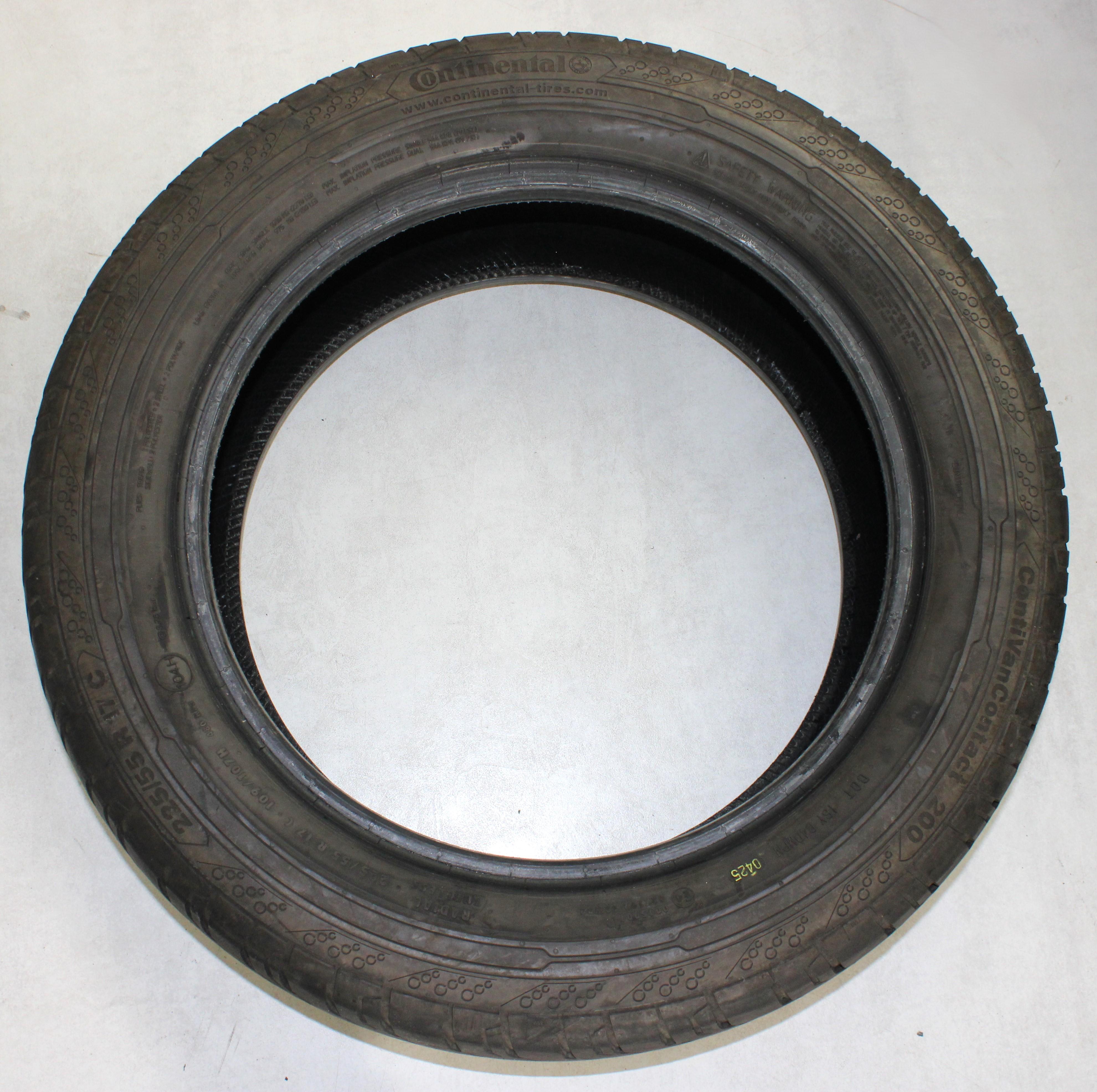 2 x 225/55R17C 109/107H Sommerreifen Continental Van Contact 200 5,5-6mm 2025