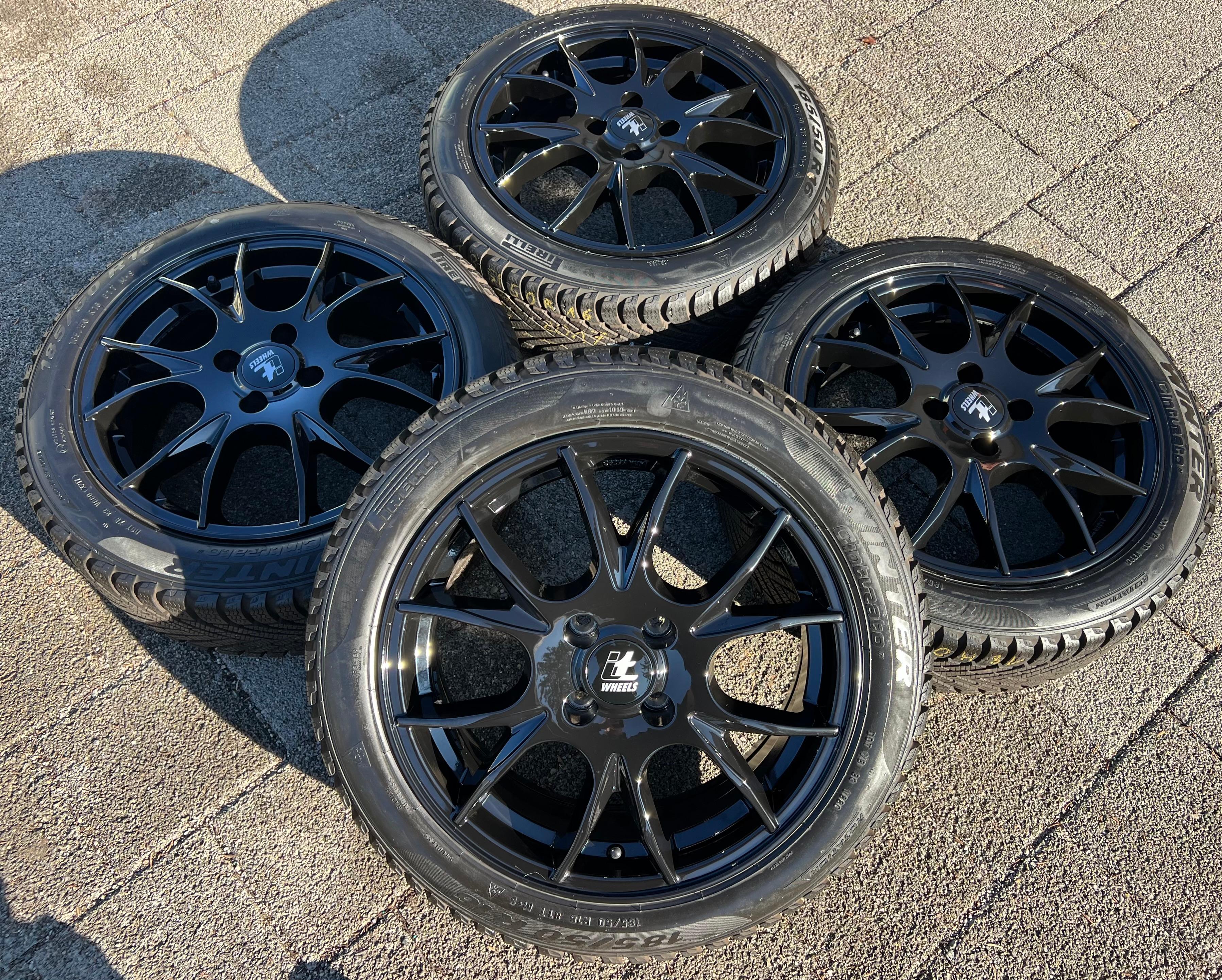 4 ALU 16" WINTERRÄDER VW UP! SEAT MII SKODA CITIGO CITYGO 185/50R16 81T PRIELLI
