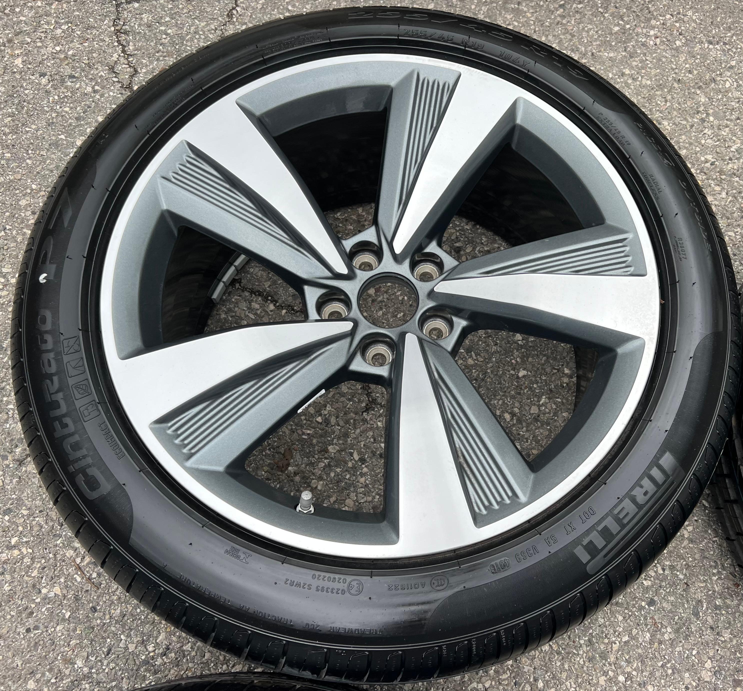 4 ORIGINAL 19" ALU SOMMERRÄDER AUDI A8 S8 4N 255/45R19 104Y 4N0601025C FREIHAUS