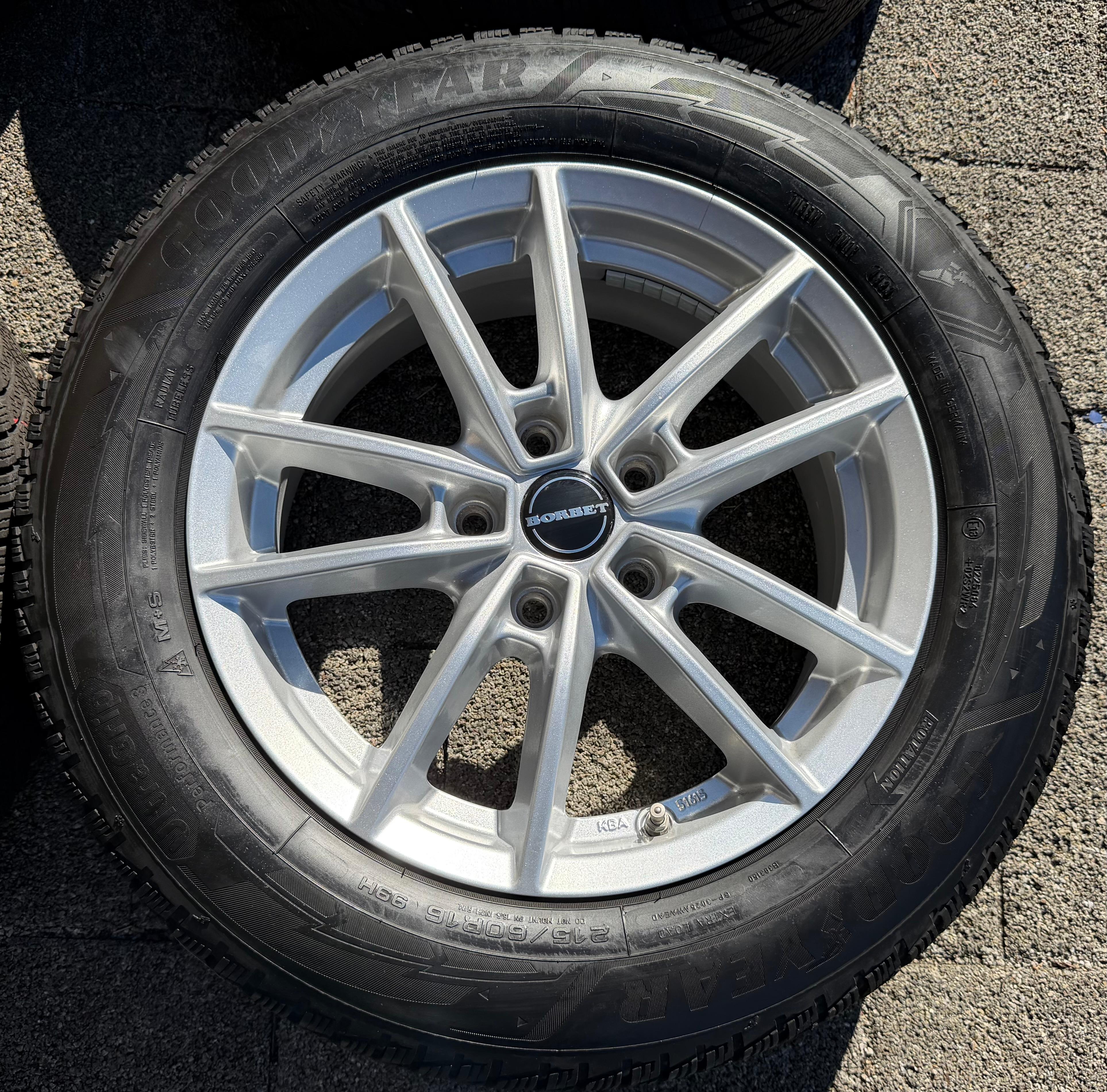 4 Alu Winterräder Audi Q2 Seat Ateca Skoda Superb Yeti VW Passat B8 3G Beetle 215/60R16