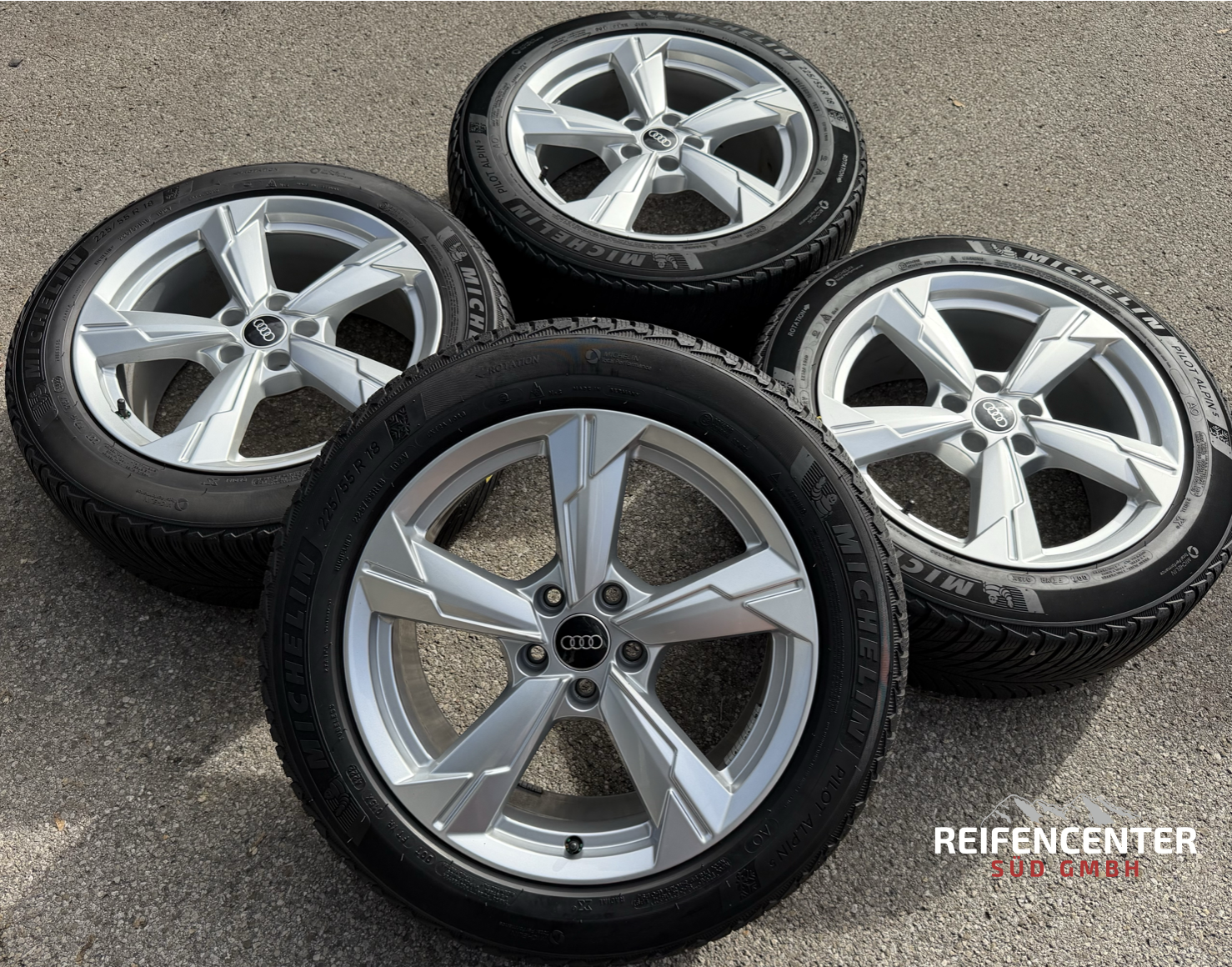 4 ruedas de invierno de aluminio originales de 18" para Audi A6 4K F2 C8 4K0601025D 225/55R18 102V