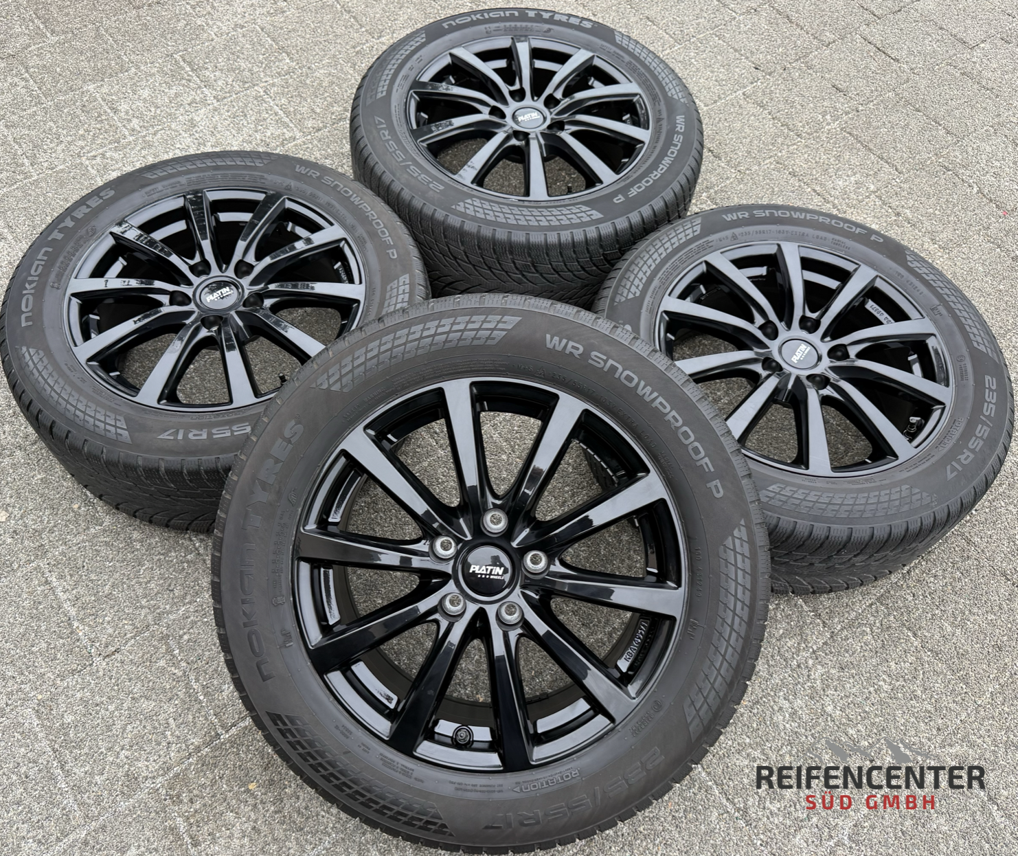 4 aluminium 17" winterwielen VW BUS T5 T6 T6.1 235/55R17 103V XL Nokian