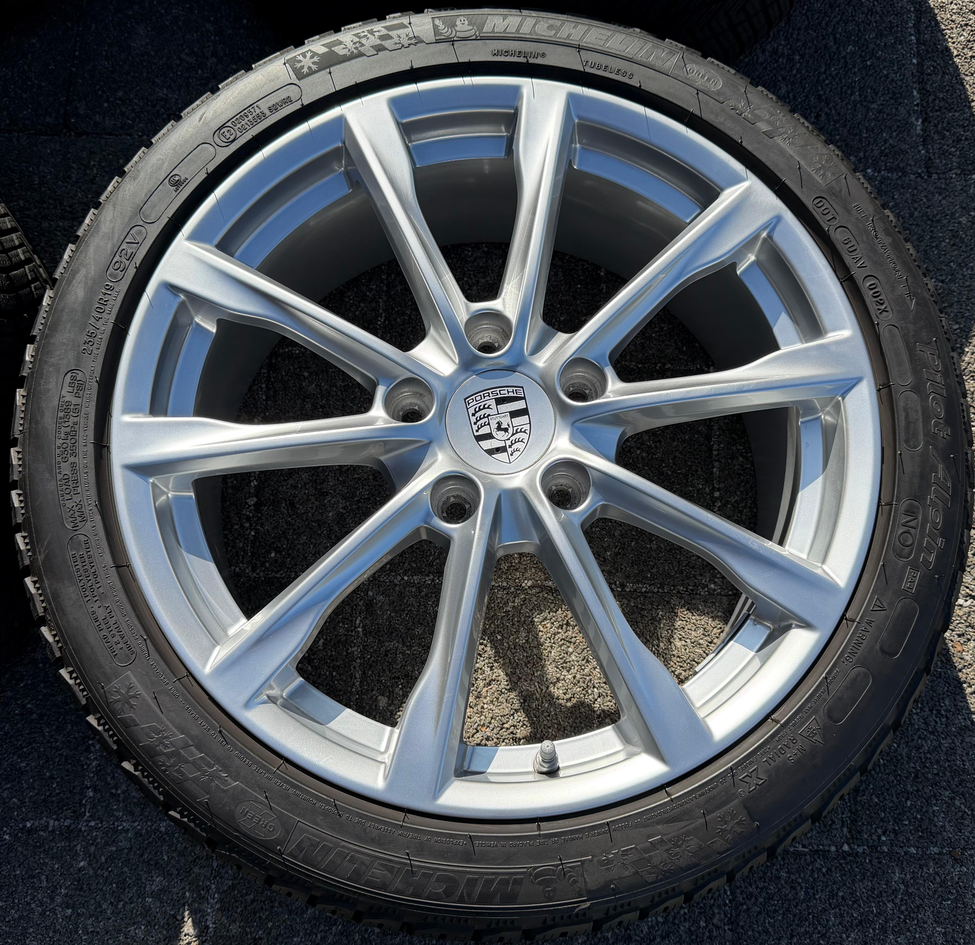 4 originele 19" lichtmetalen winterwielen Porsche Cayman Boxster 718 982 982601025 RDKS 2022