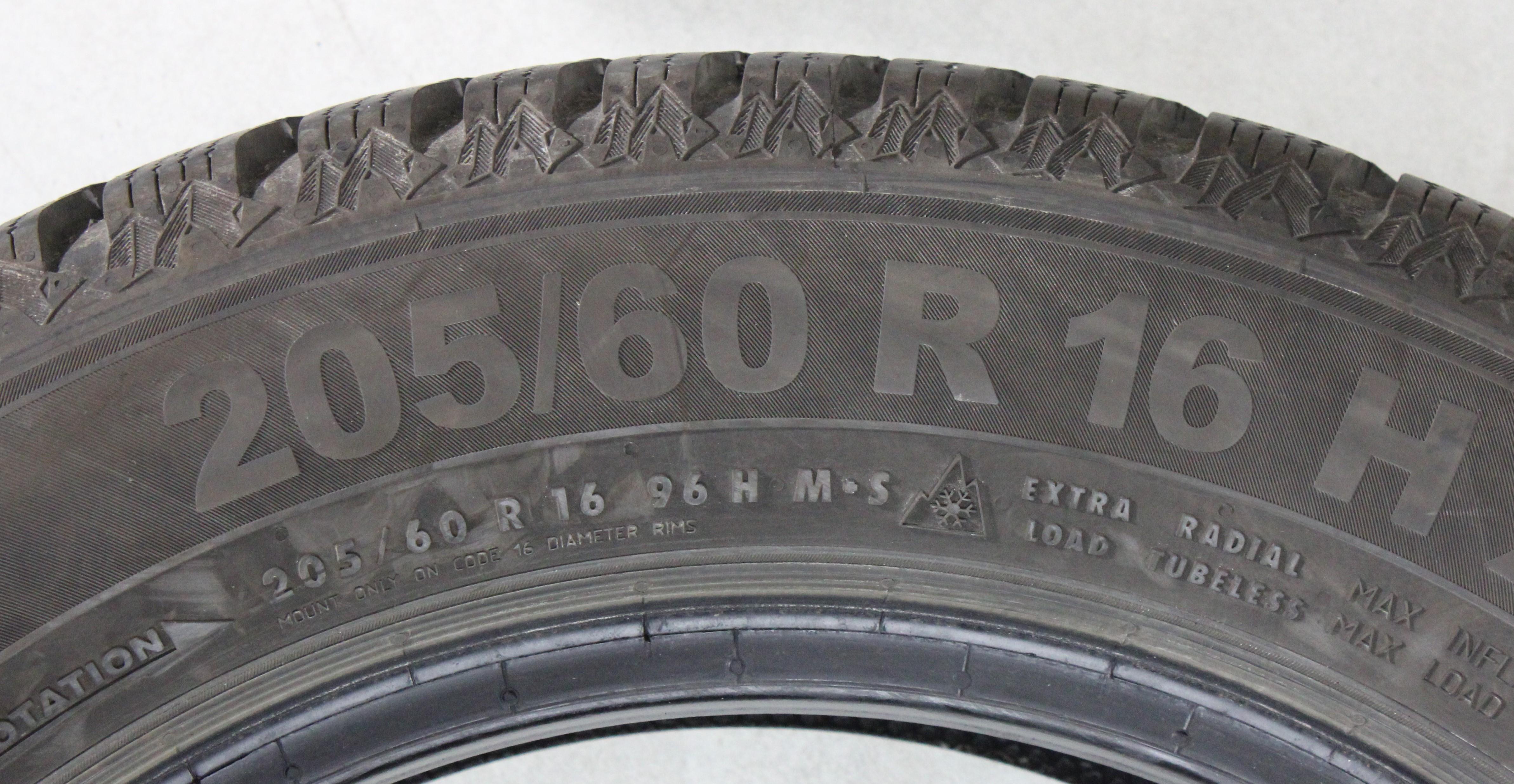 2 x 205/60R16 96H Winterreifen Semperit Speed-Grip 5 7,5-8mm 2022