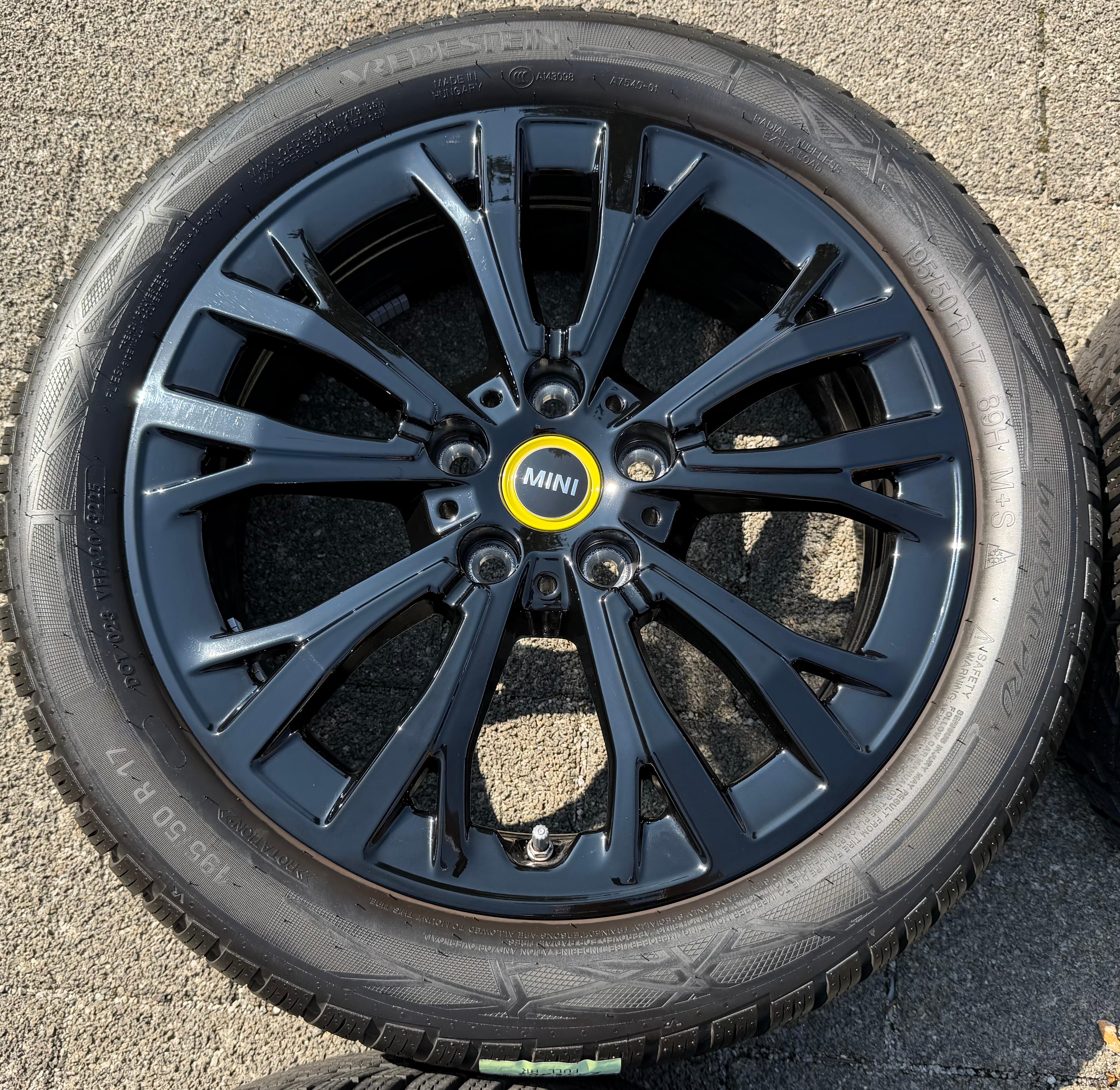 4 Original 17" Alu Winterräder Mini F65 F66 F67 5A3E643 JCW Star Spoke 962 RDKS