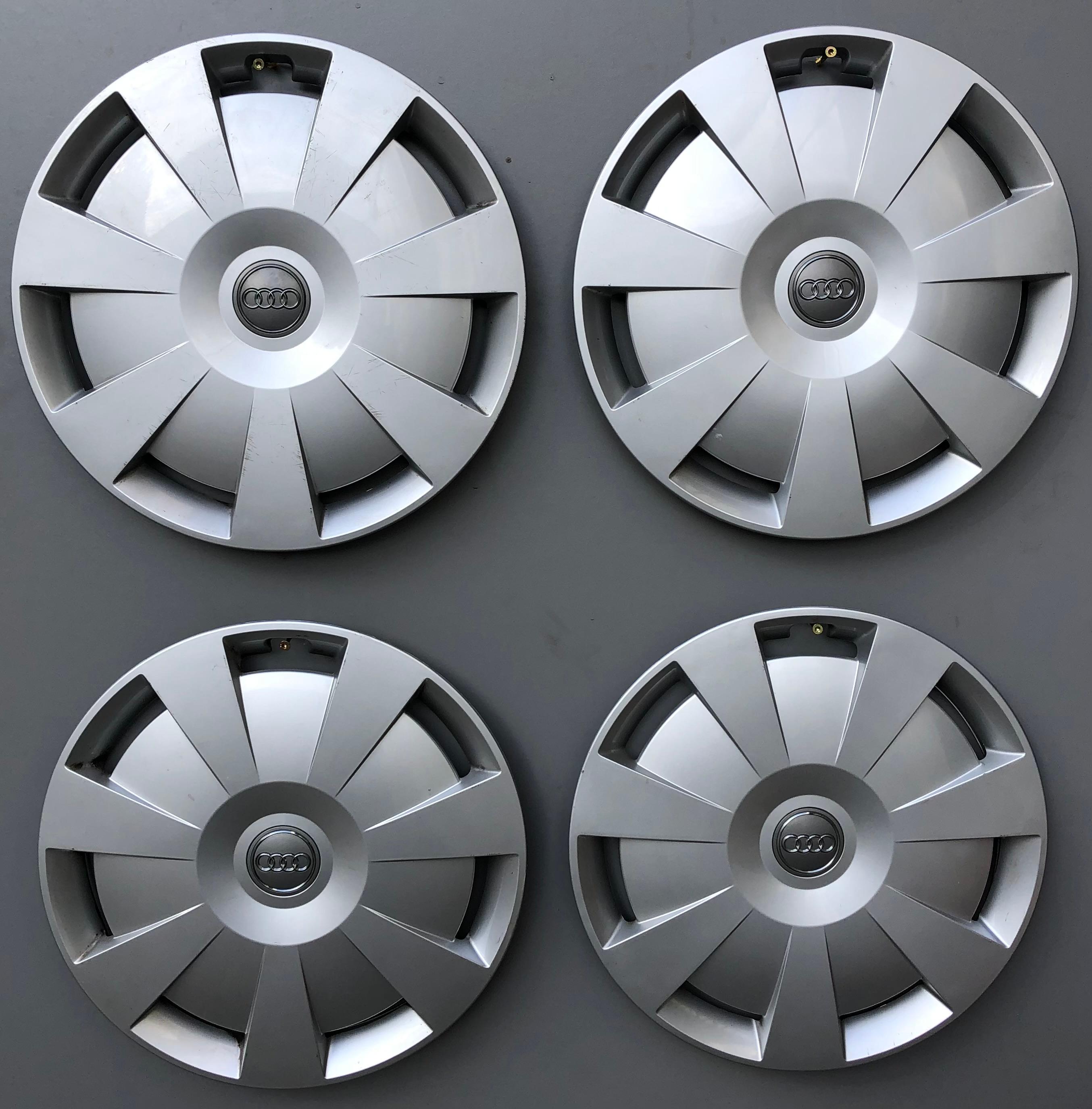 4 ORIGINAL 16" RADKAPPEN AUDI A3 A4 Q2 16 ZOLL RADBLENENDEN 8V0601147C FREIHAUS