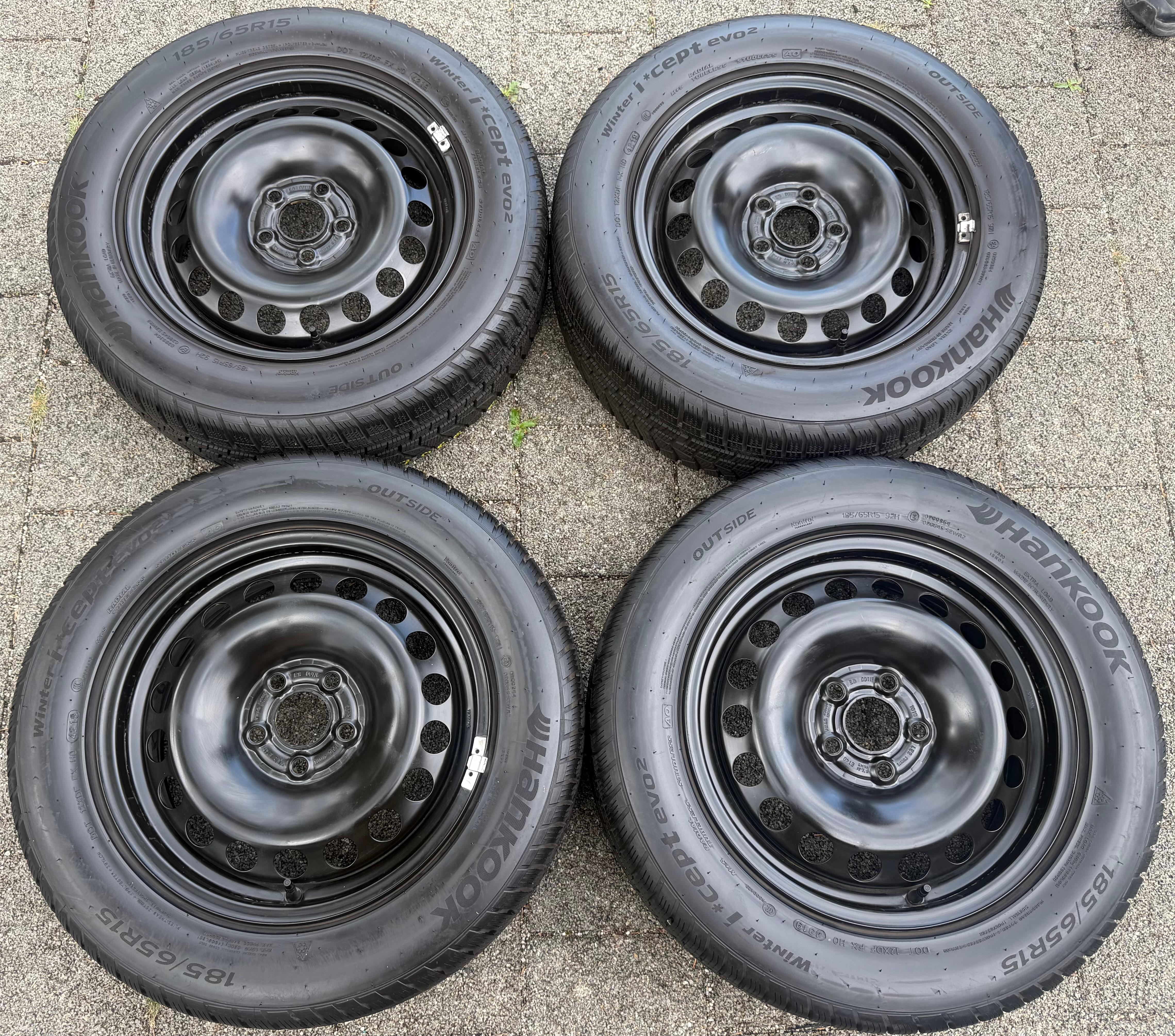 4 WINTERRÄDER AUDI A1 CITY CARVER GB SEAT IBIZA ARONA KJ VW POLO AW 2G 185/65R15 92T