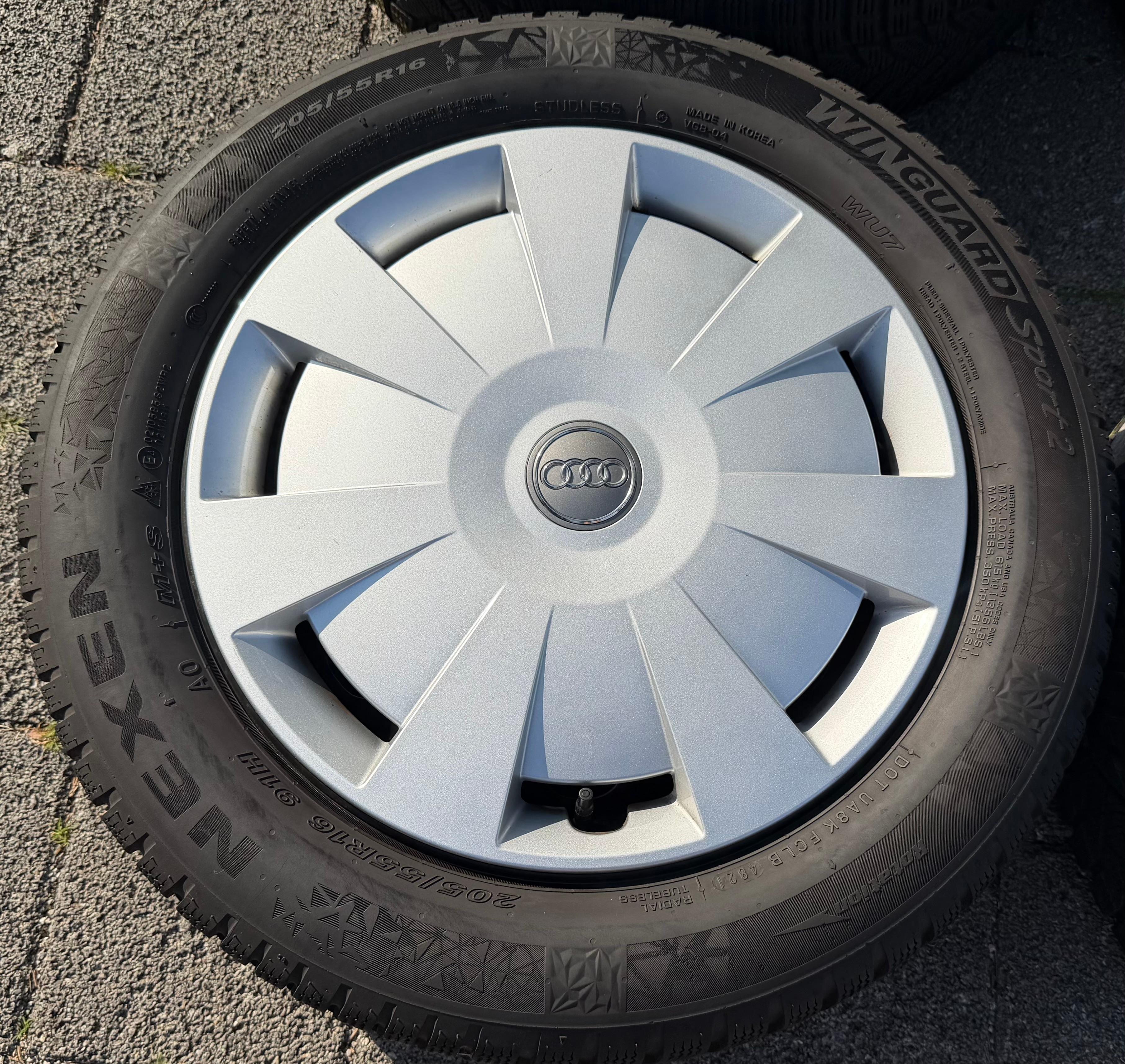 4 ruedas de invierno Audi A3 8V Sportback Cabrio 205/55R16 91H Nexen 8V0601027A 2021