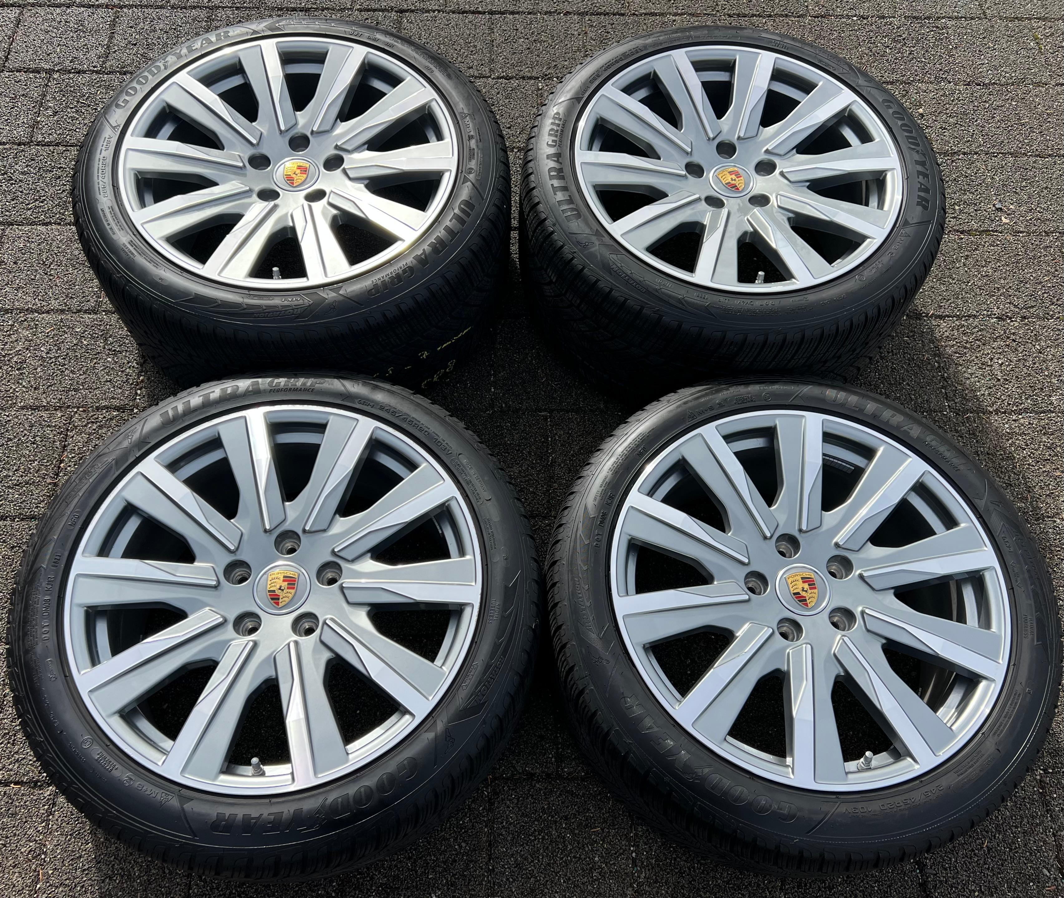 4 ORIGINAL 20" ALU WINTERRÄDER PORSCHE TAYCAN TEQUIPMENT RDKS FREIHAUS