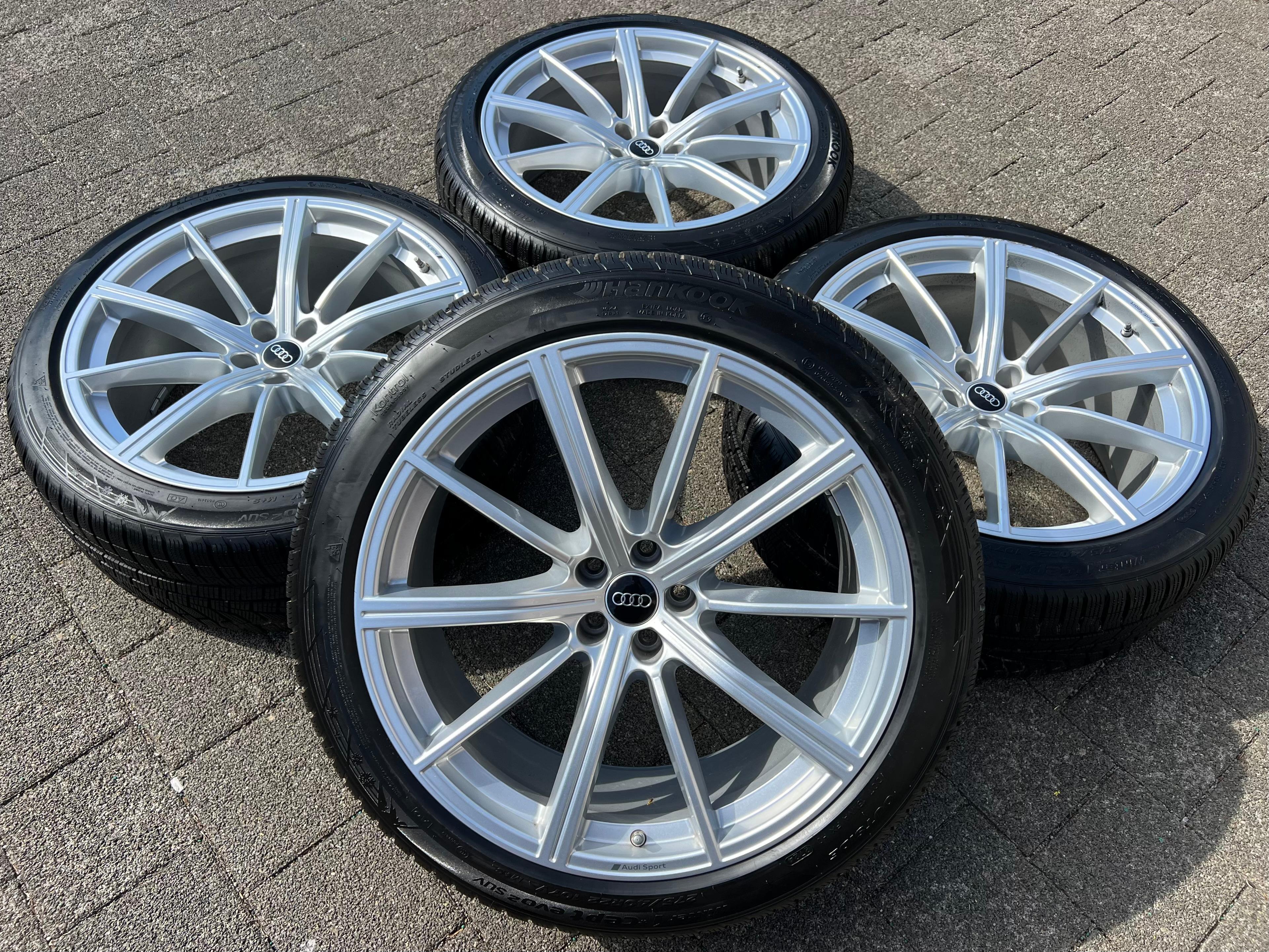 4 ORIGINAL 22" ALU WINTERRÄDER AUDI RSQ8 Q8 4M 4M8601025AM 275/40R22 107V RDKS