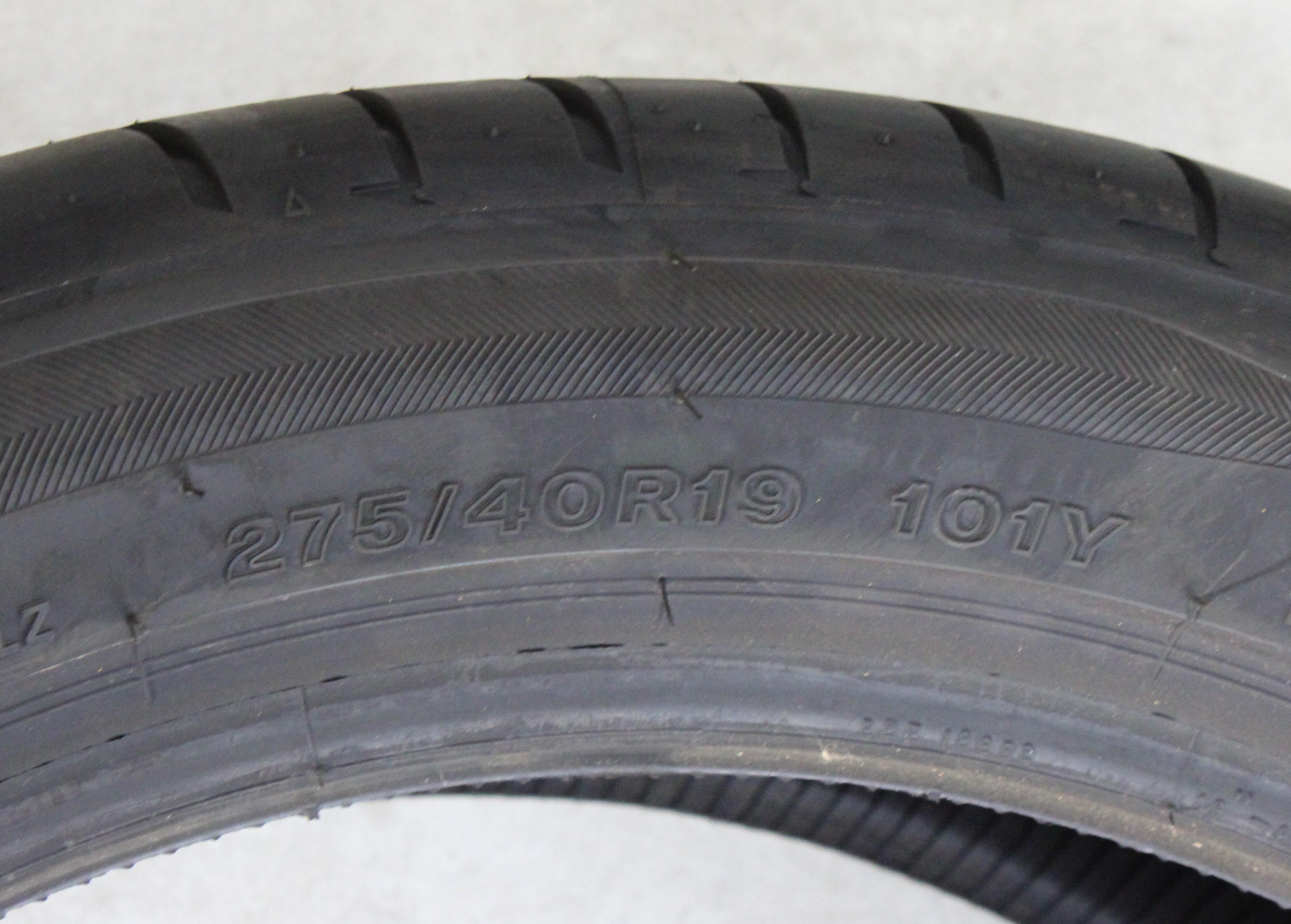 2 x 275/40R19 101Y Sommerreifen Bridgestone Potenza S001 MOE NEU 2018/2019